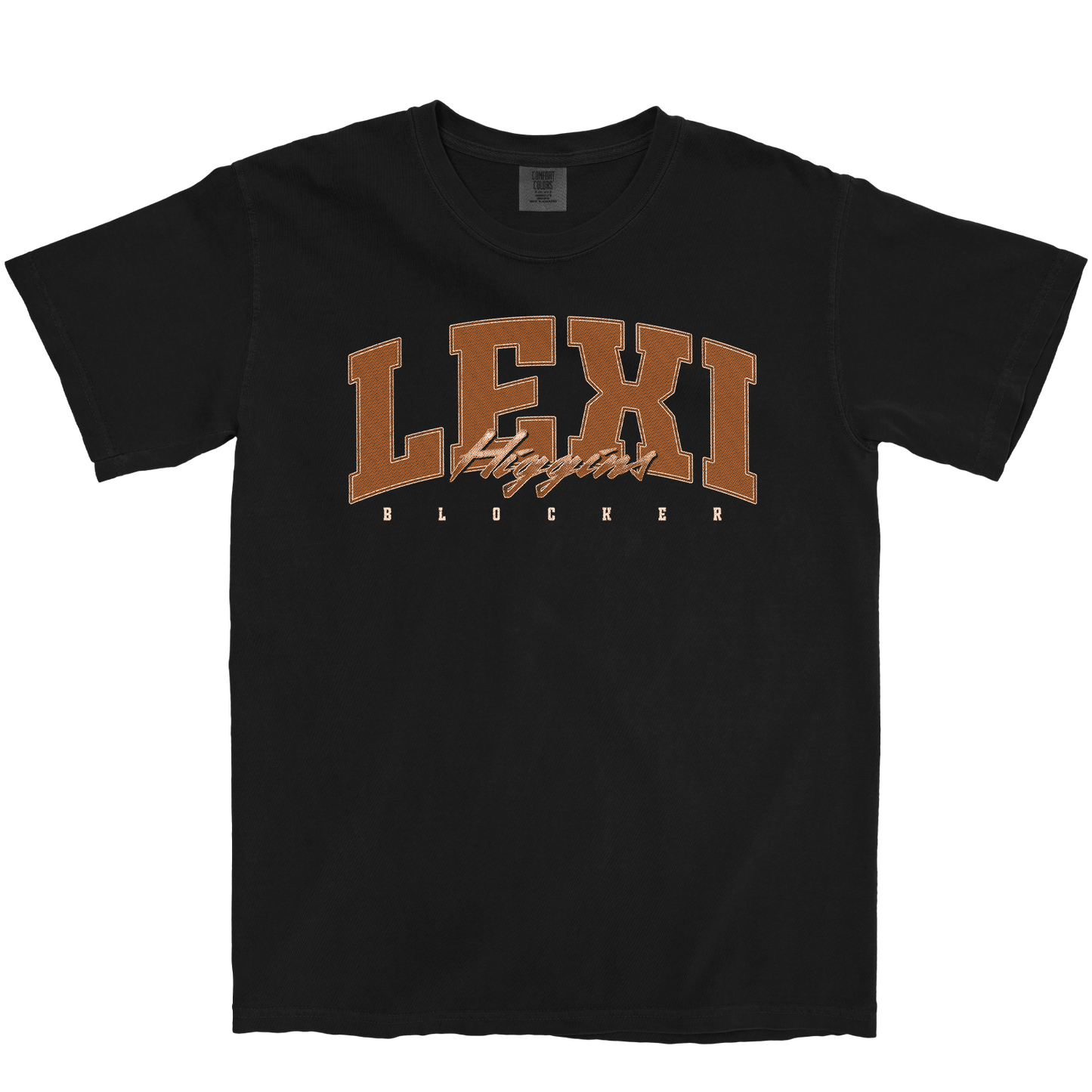 LEXI HIGGINS RETRO BLACK TEE