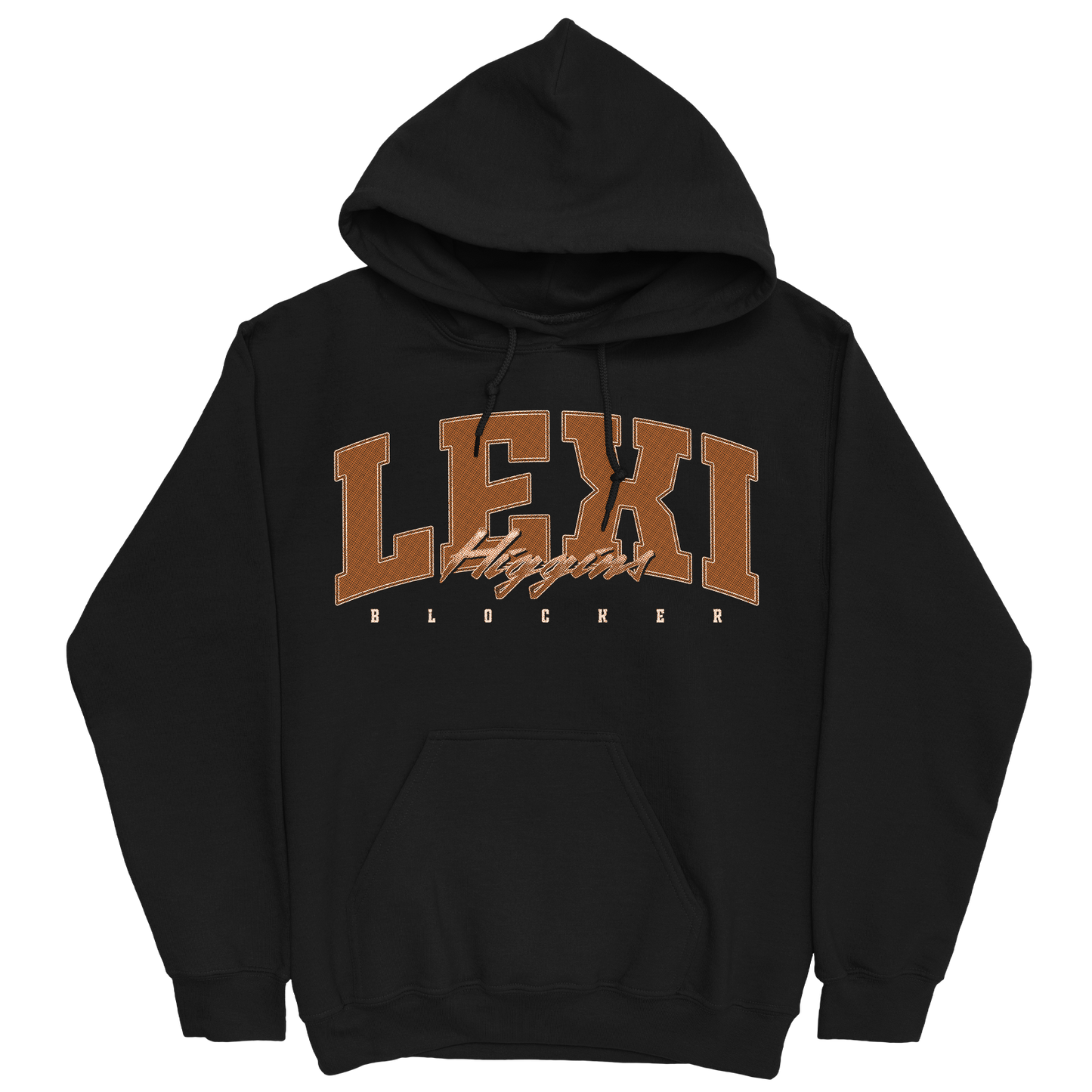 LEXI HIGGINS RETRO BLACK HOODIE