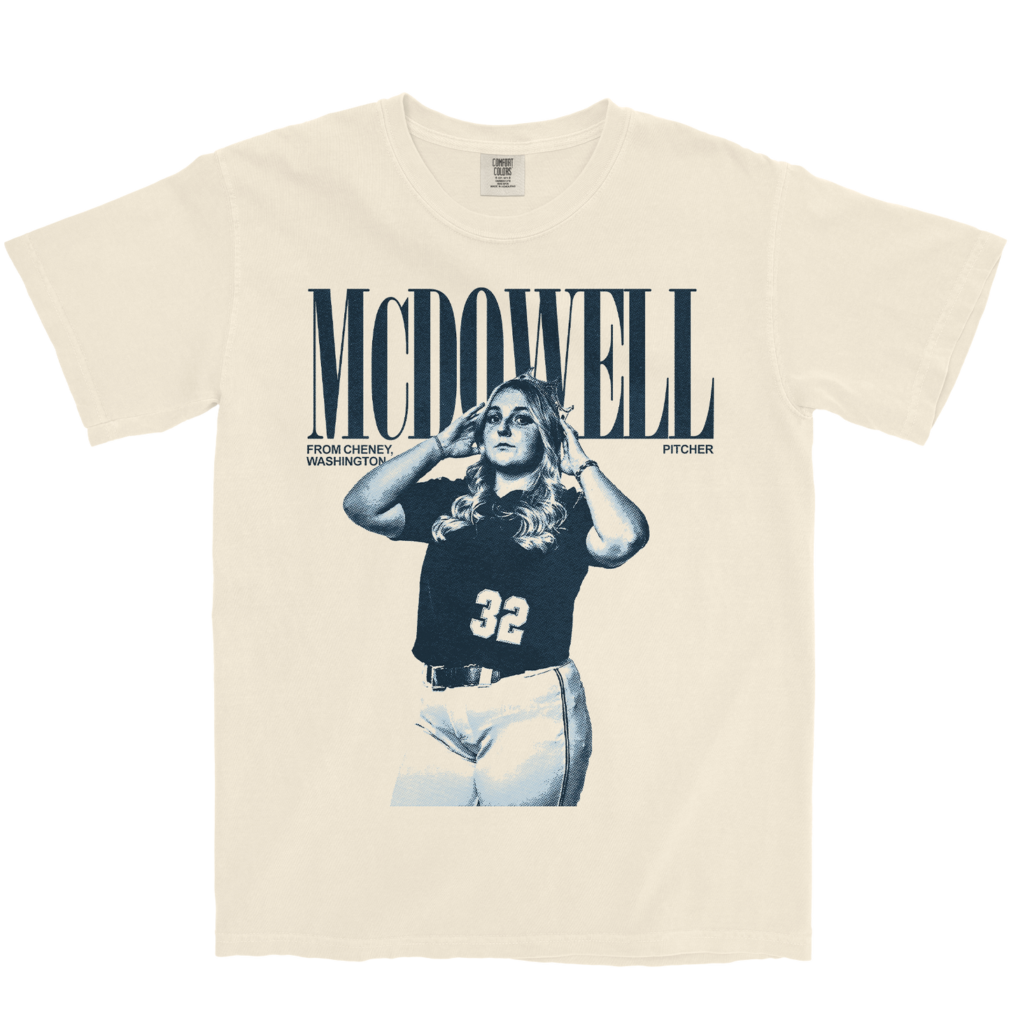 MADISON MCDOWELL VINTAGE IVORY TEE
