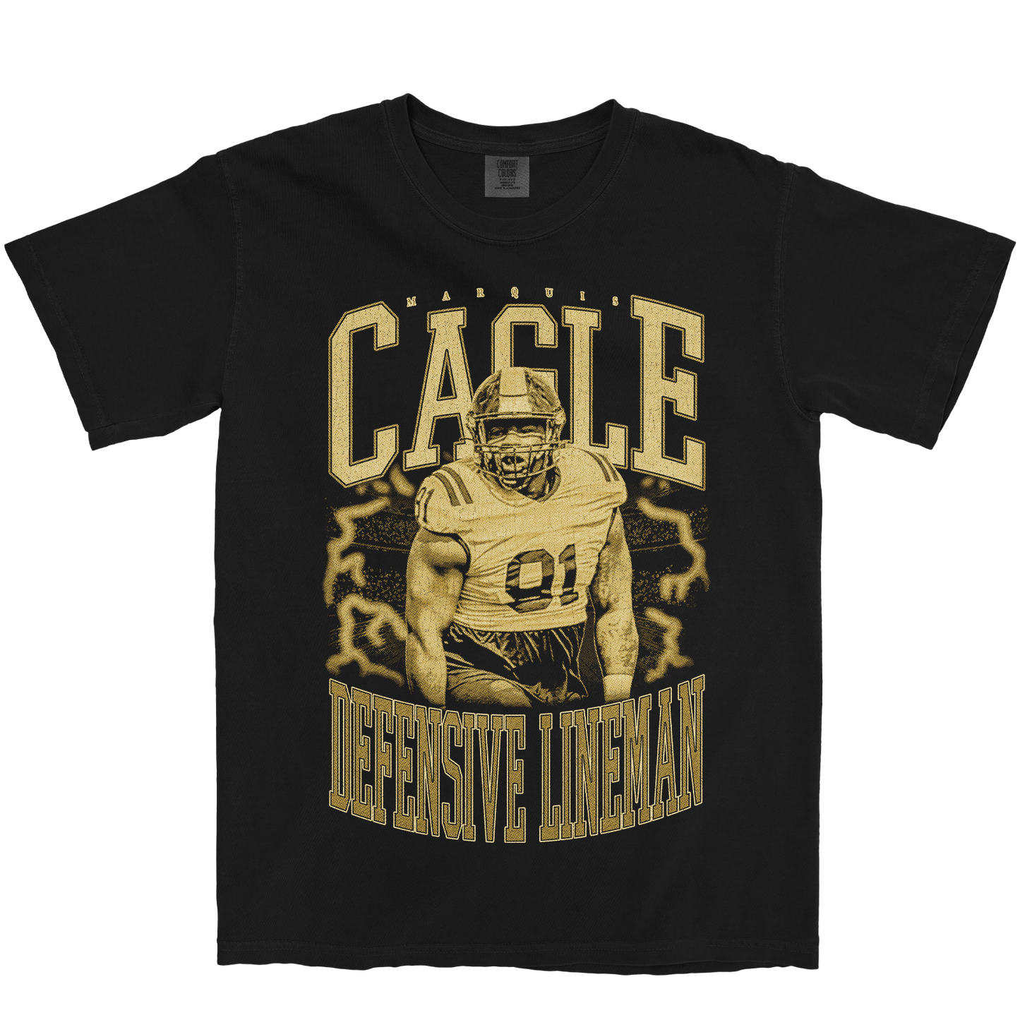 MARQUIS CAGLE VINTAGE BLACK TEE