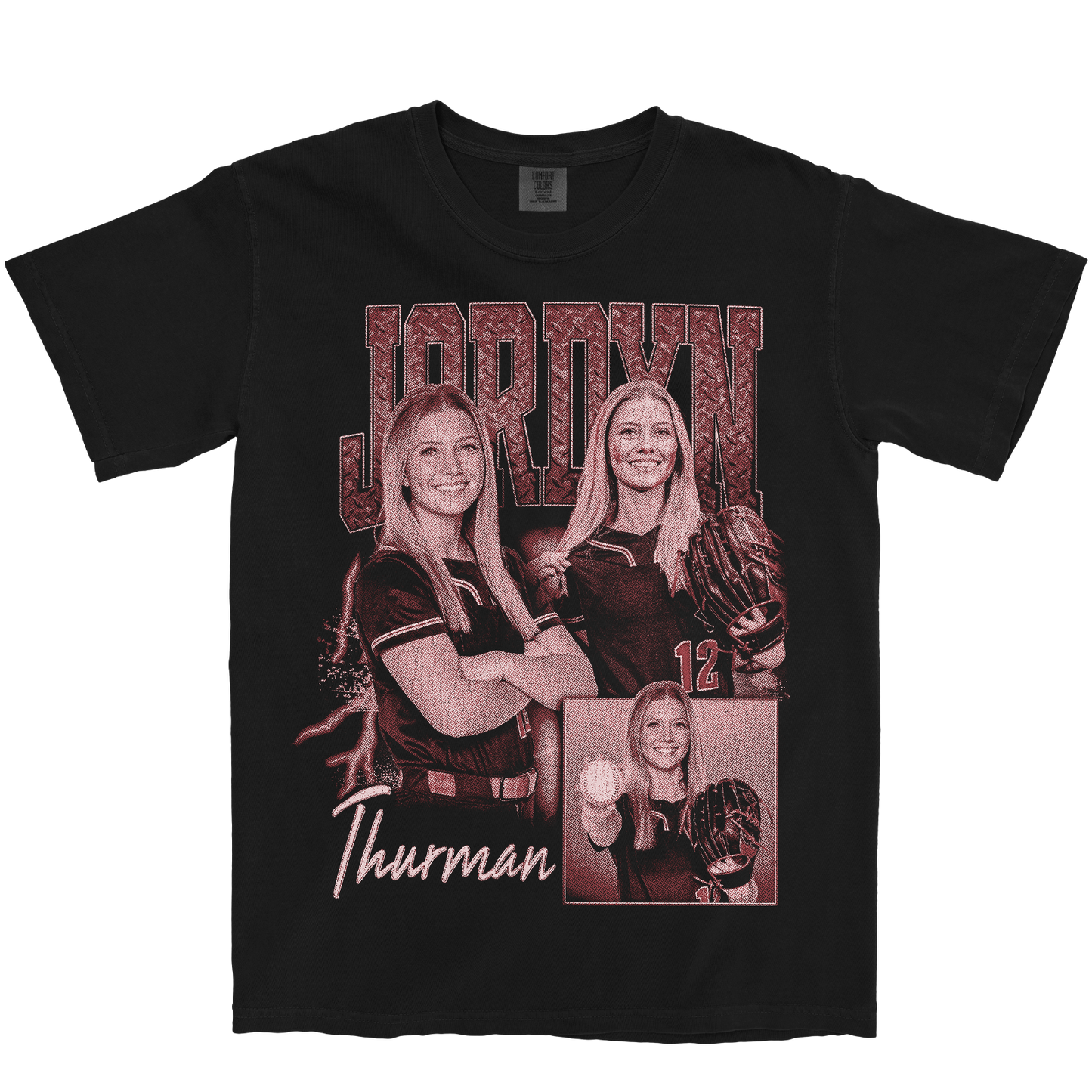 JORDYN THURMAN GRAPHIC BLACK TEE