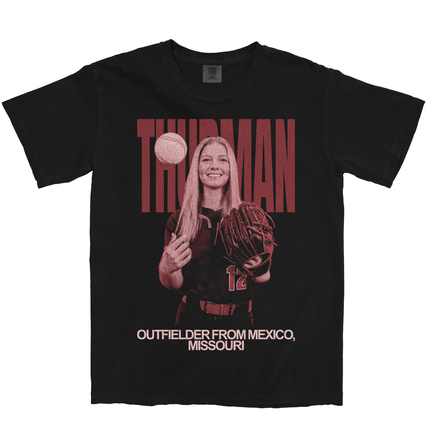 JORDYN THURMAN VINTAGE BLACK TEE