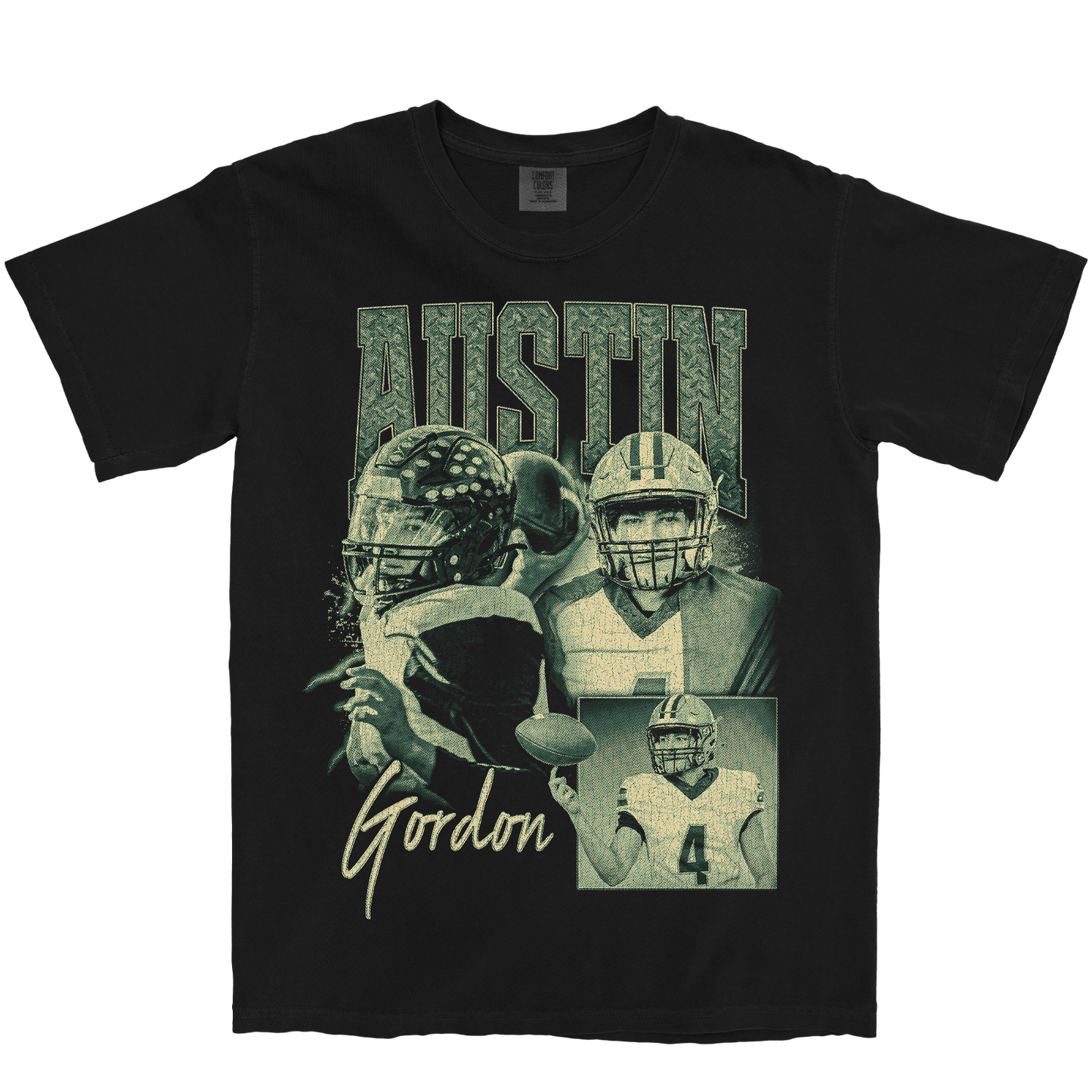 AUSTIN GORDON GRAPHIC BLACK TEE