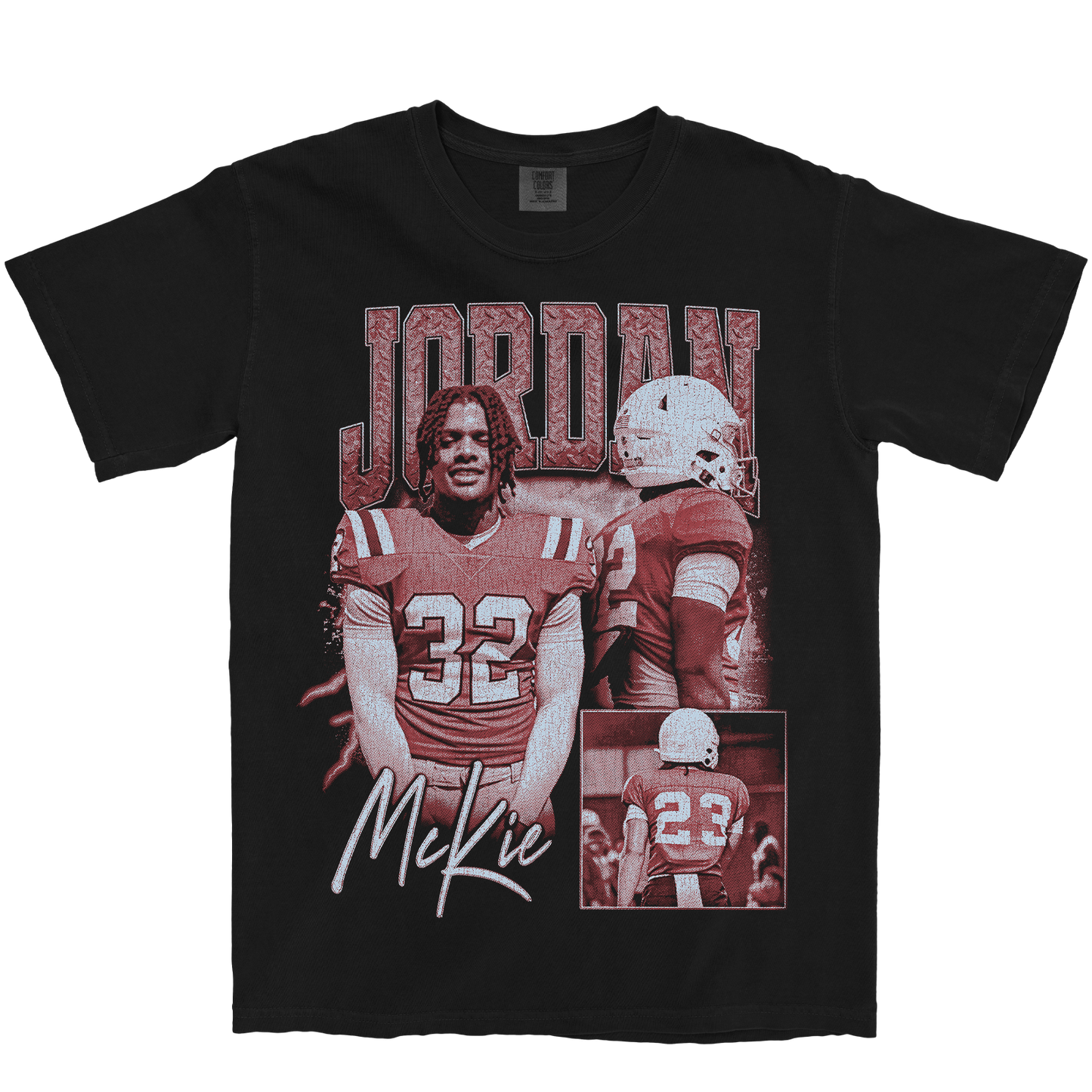 JORDAN MCKIE GRAPHIC BLACK TEE