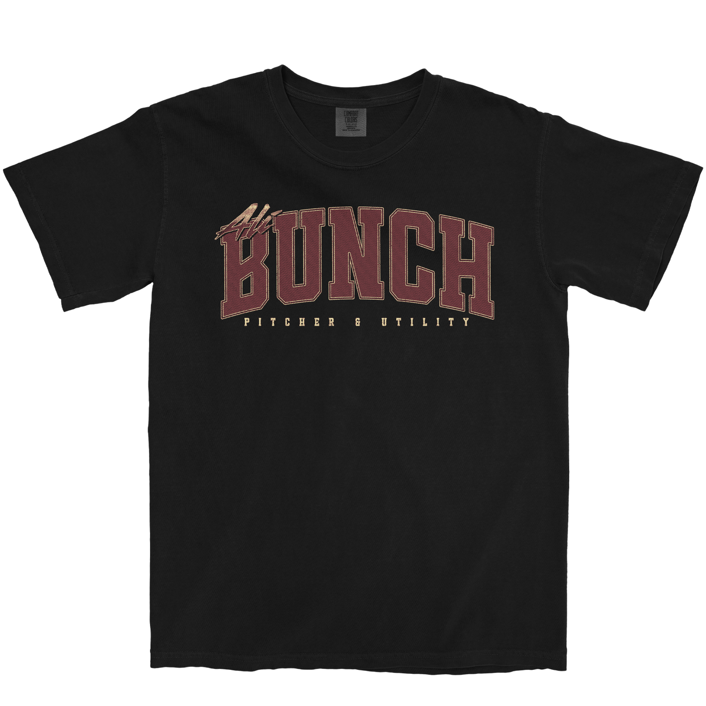 ALI BUNCH RETRO BLACK TEE