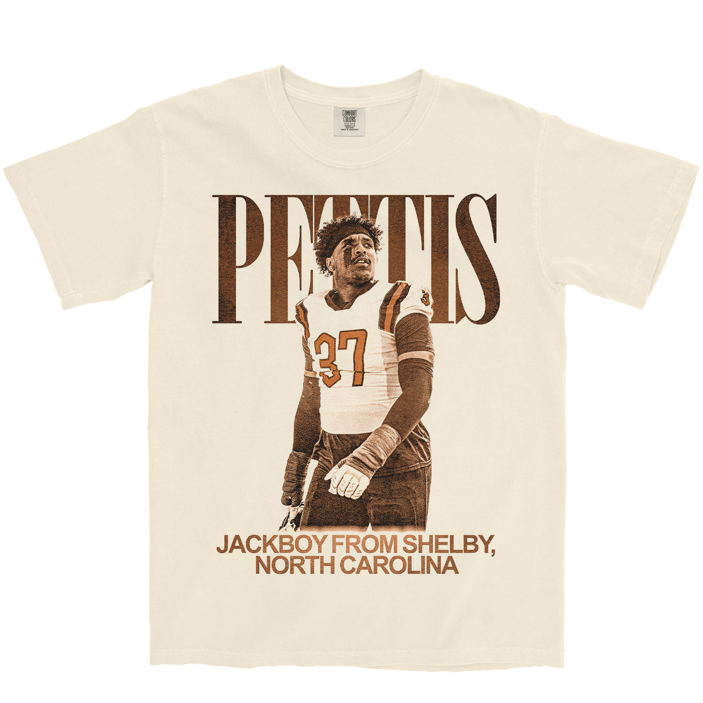 DAVONYAE PETTIS VINTAGE IVORY TEE