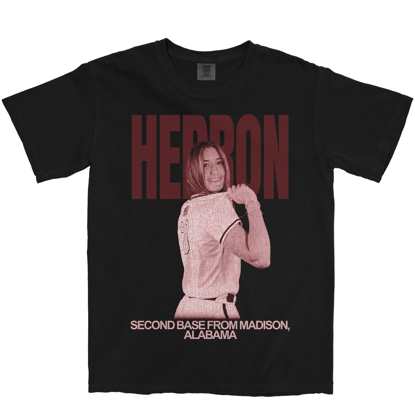 CHARLOTTE HERRON VINTAGE BLACK TEE