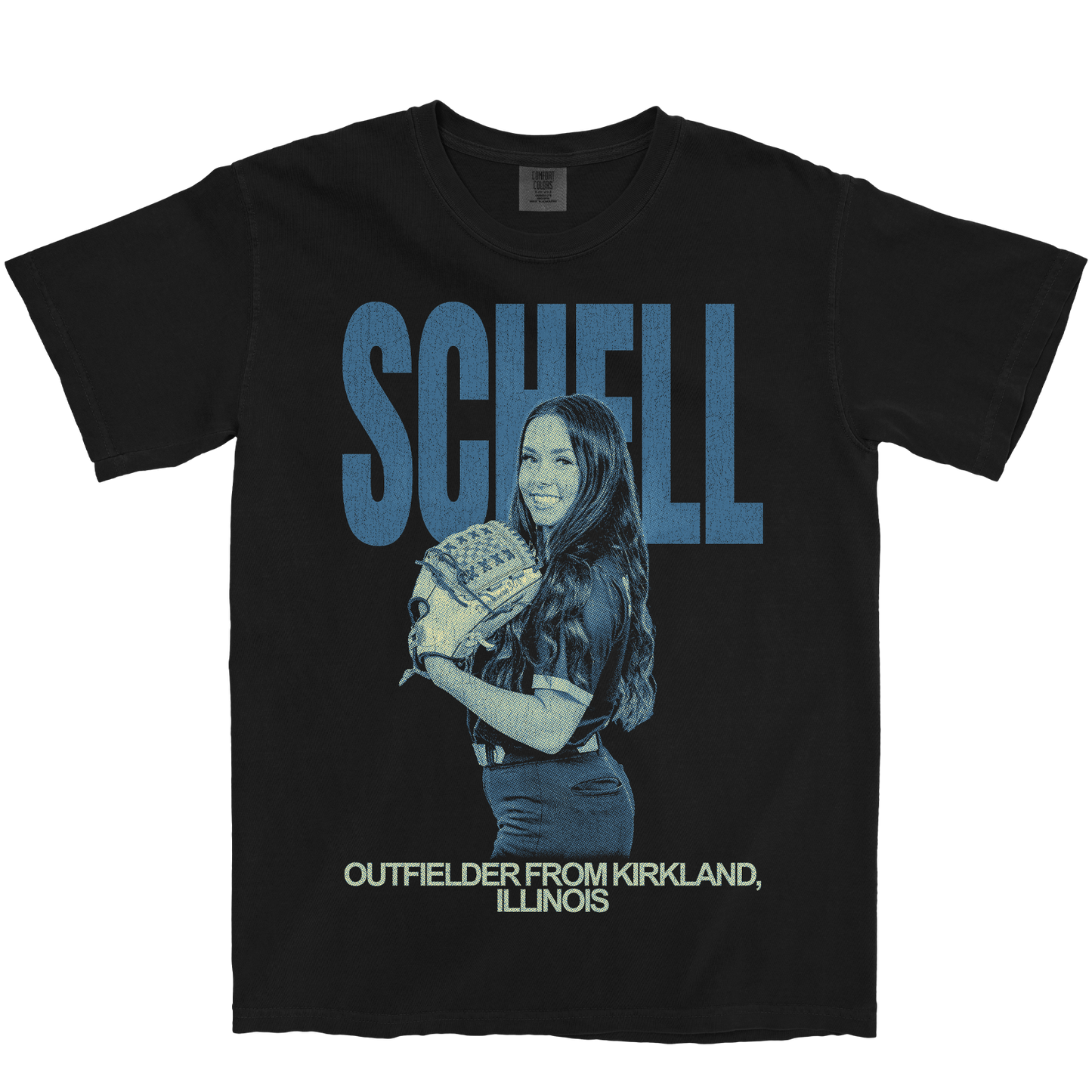 CALLI SCHELL VINTAGE BLACK TEE