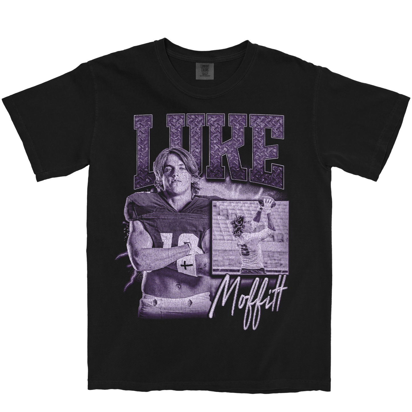 LUKE MOFFITT GRAPHIC BLACK TEE