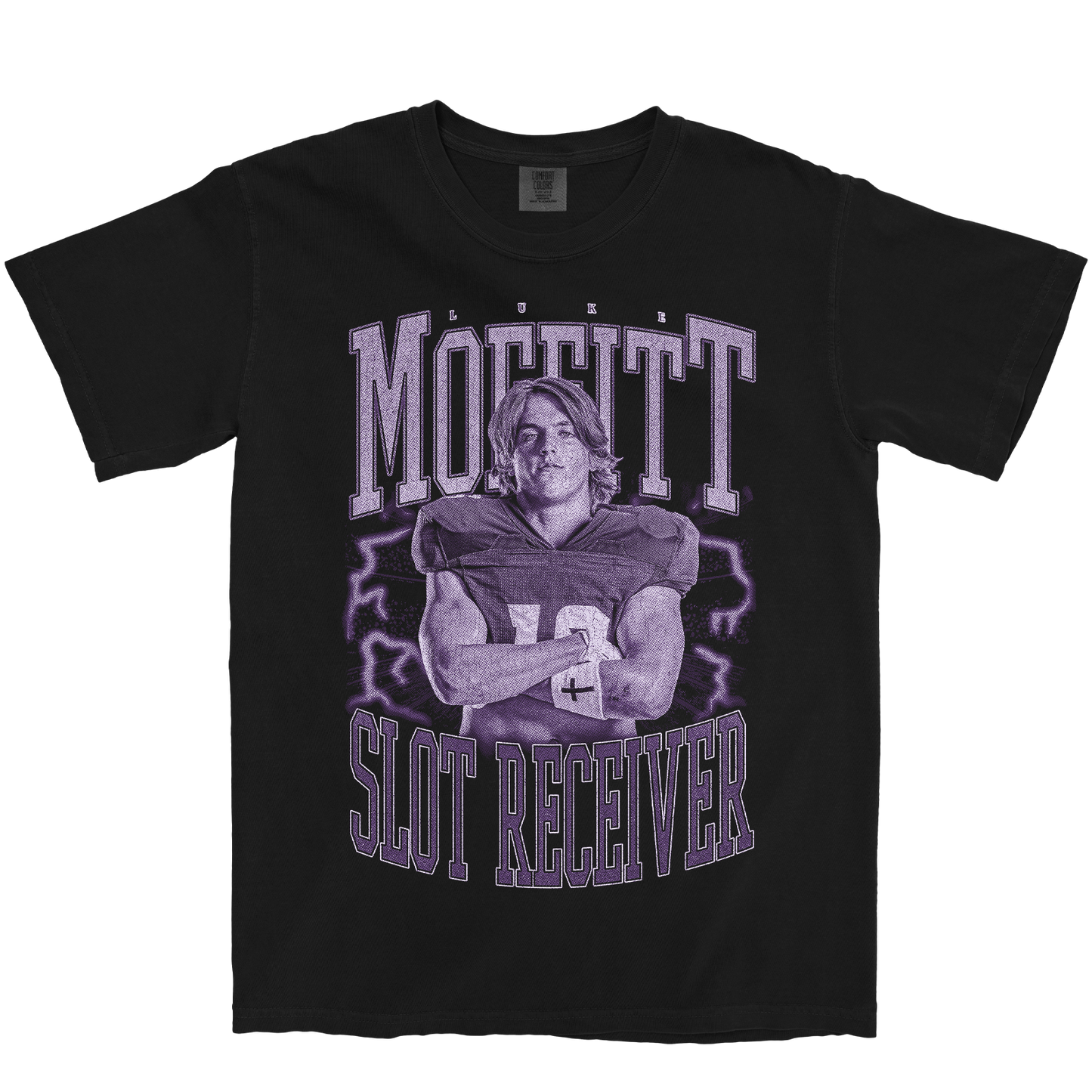 LUKE MOFFITT VINTAGE BLACK TEE