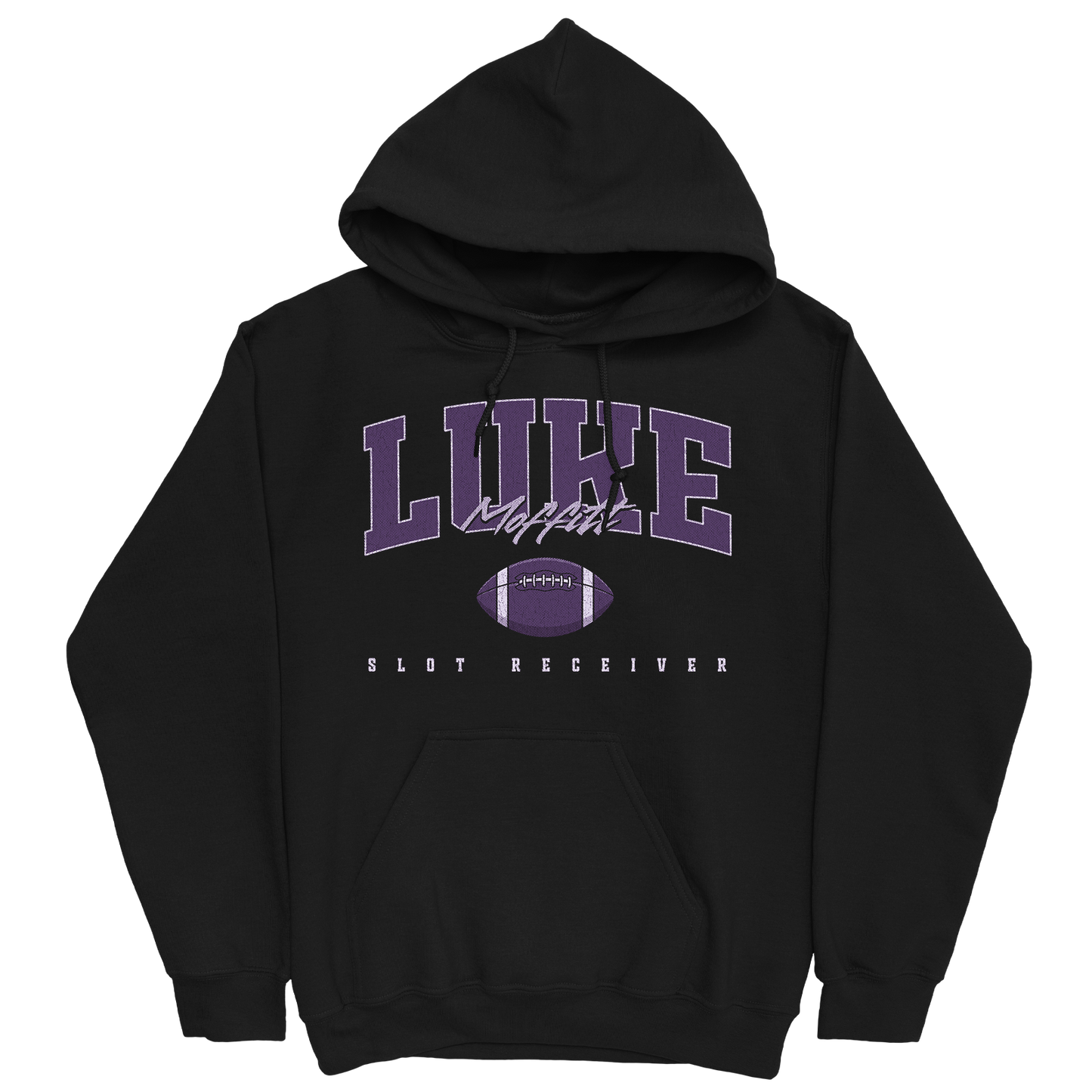 LUKE MOFFITT RETRO BLACK HOODIE