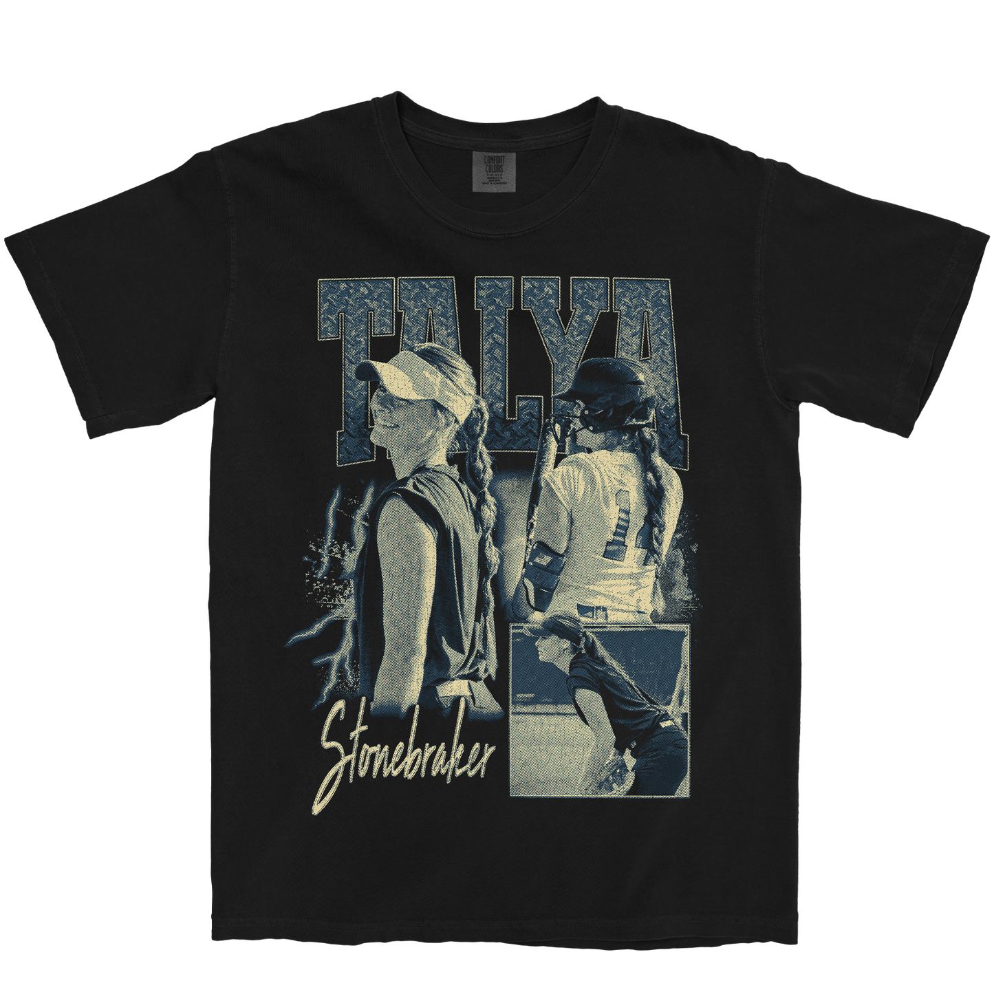 TALYA STONEBRAKER GRAPHIC BLACK TEE