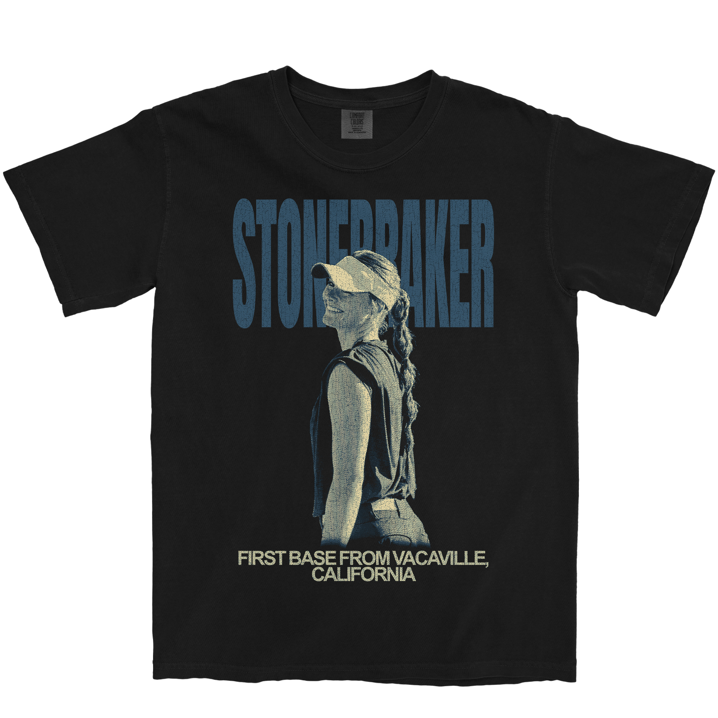 TALYA STONEBRAKER VINTAGE BLACK TEE