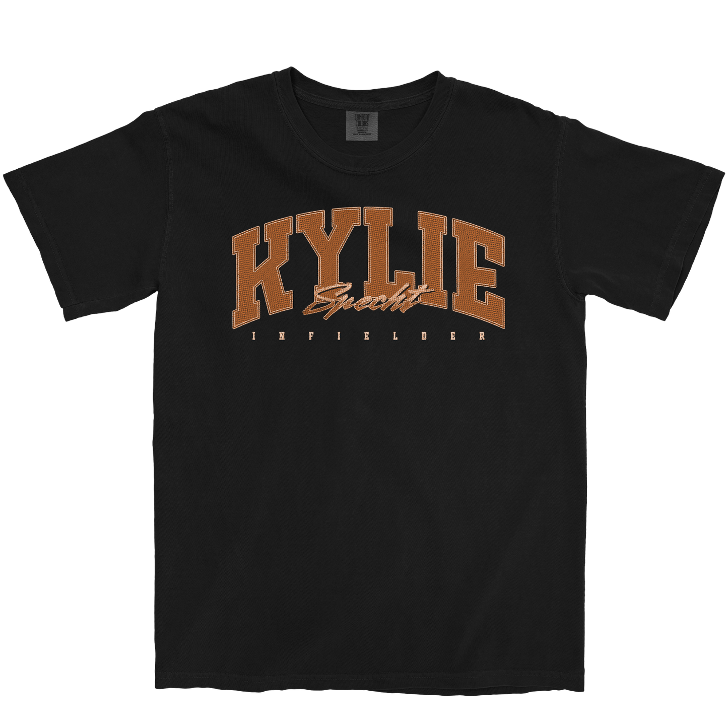 KYLIE SPECHT RETRO BLACK TEE