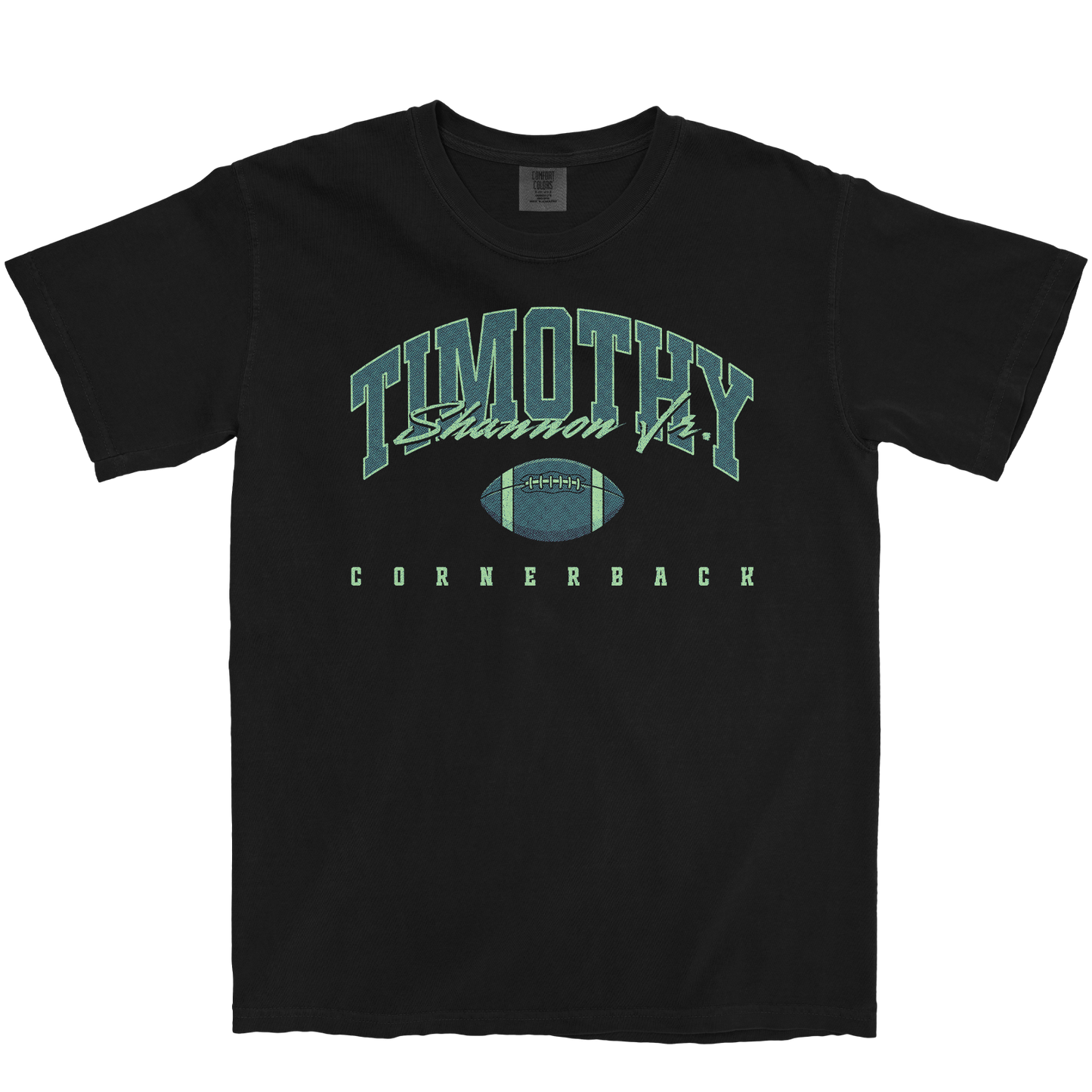 TIMOTHY SHANNON JR. RETRO BLACK TEE