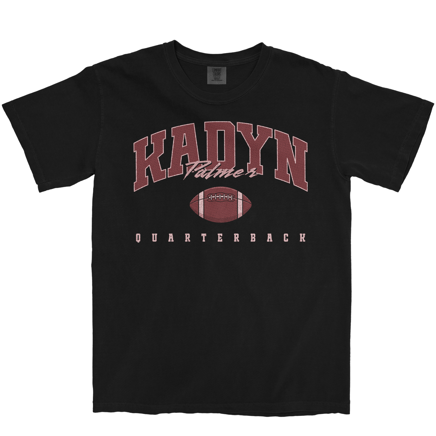 KADYN PALMER RETRO BLACK TEE