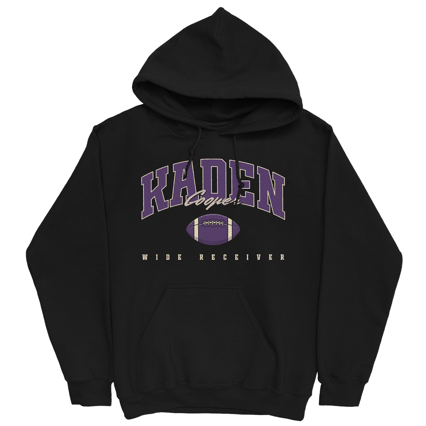 KADEN COOPER RETRO BLACK HOODIE