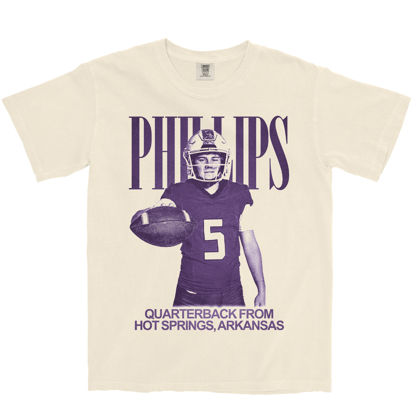 ETHAN PHILLIPS VINTAGE IVORY TEE