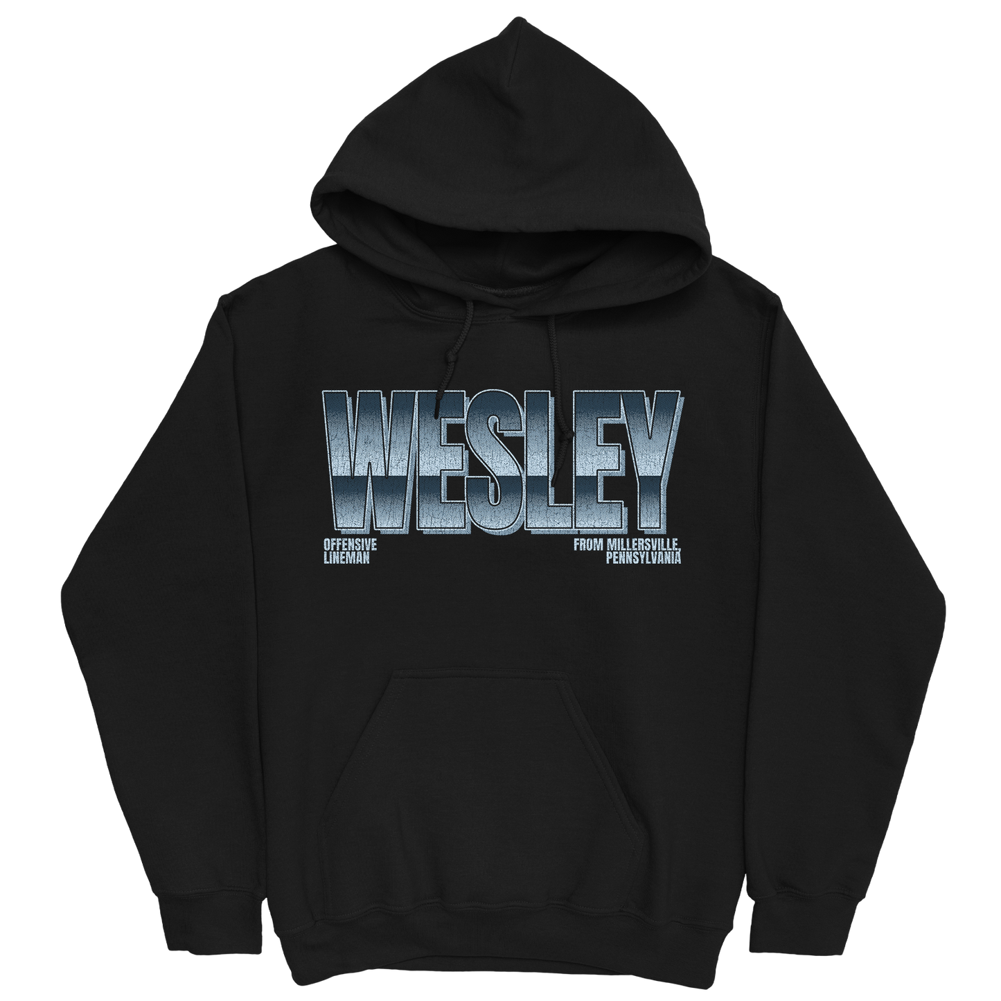 DHAMIR WESLEY RETRO BLACK HOODIE