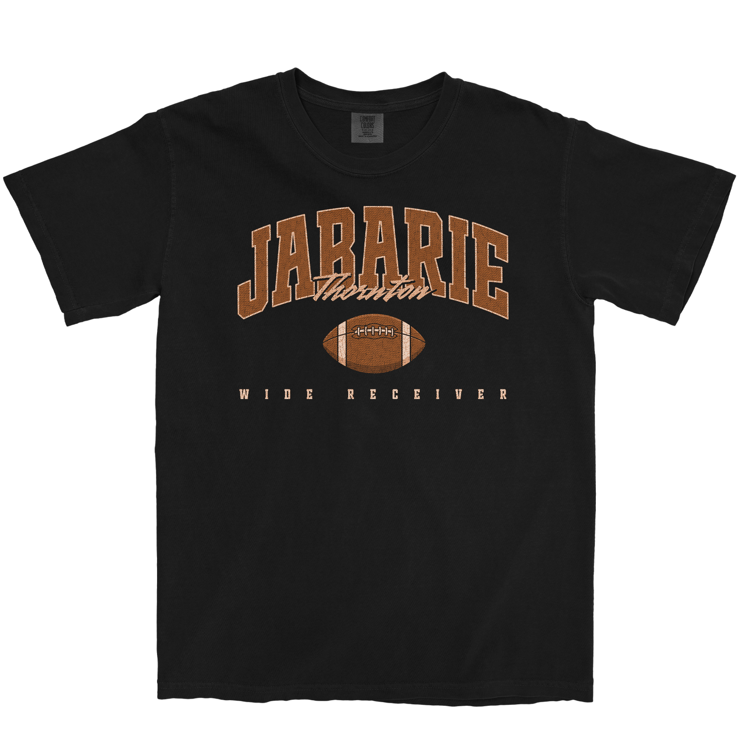 JABARIE THORNTON RETRO BLACK TEE