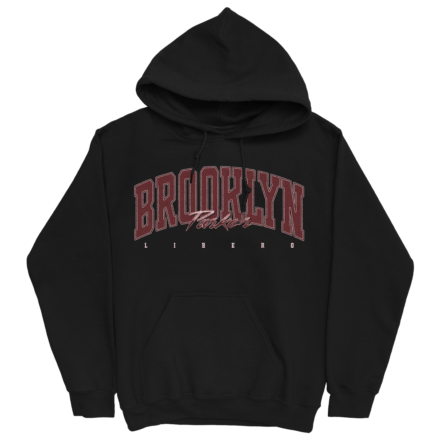 BROOKLYN PARKER RETRO BLACK HOODIE