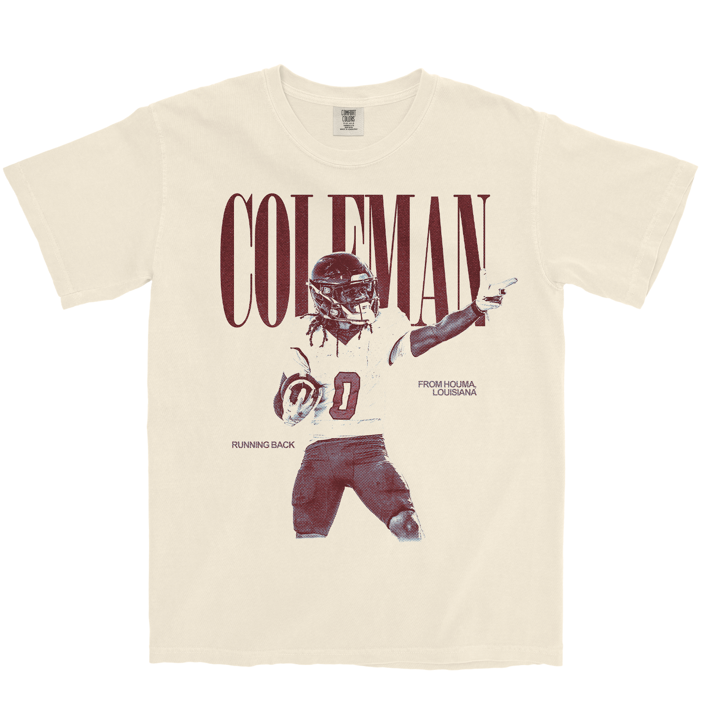 JAYLON COLEMAN VINTAGE IVORY TEE