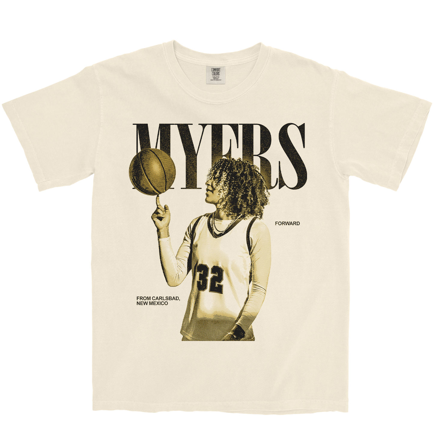 ALLIE MYERS VINTAGE IVORY TEE