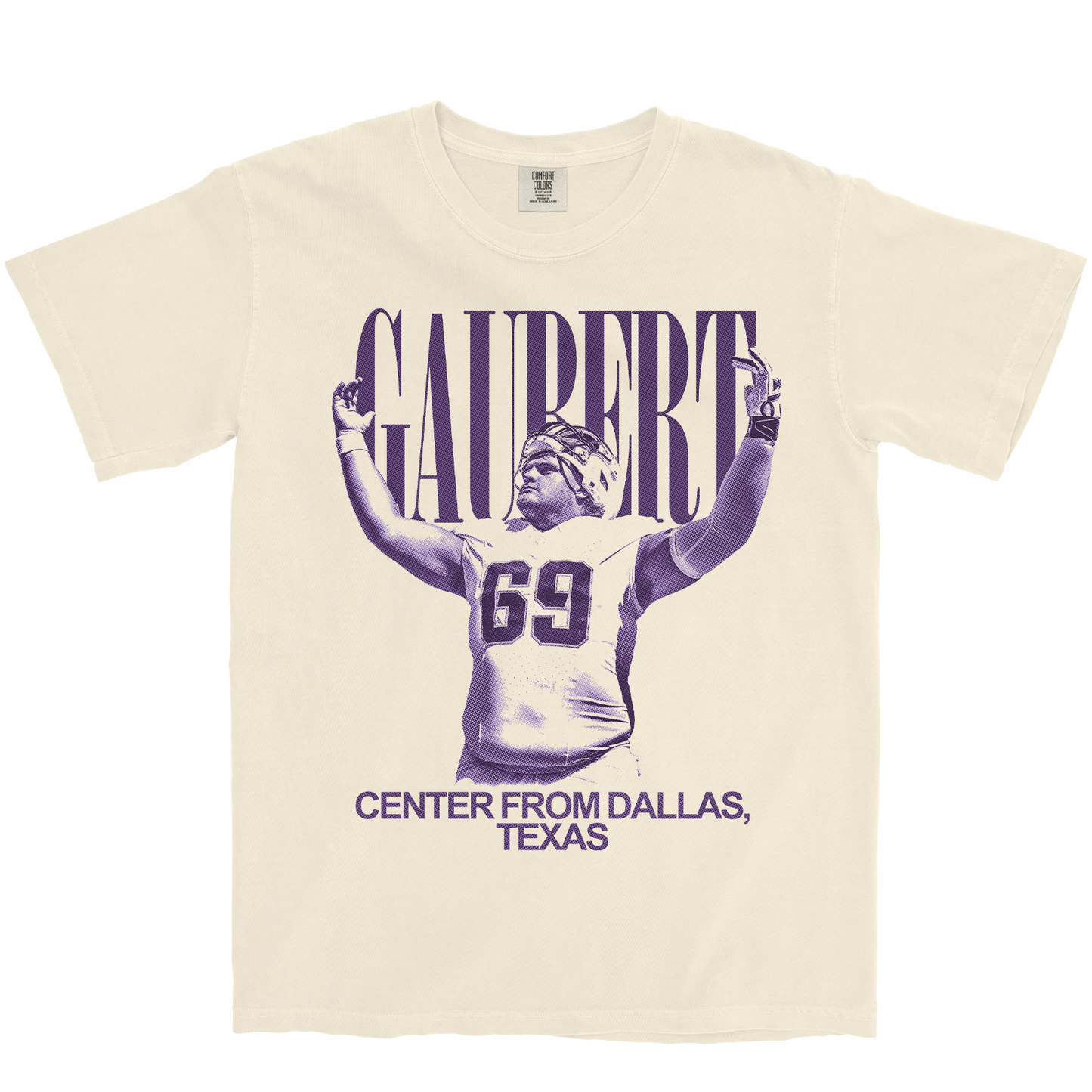 GANNON GAUBERT VINTAGE IVORY TEE
