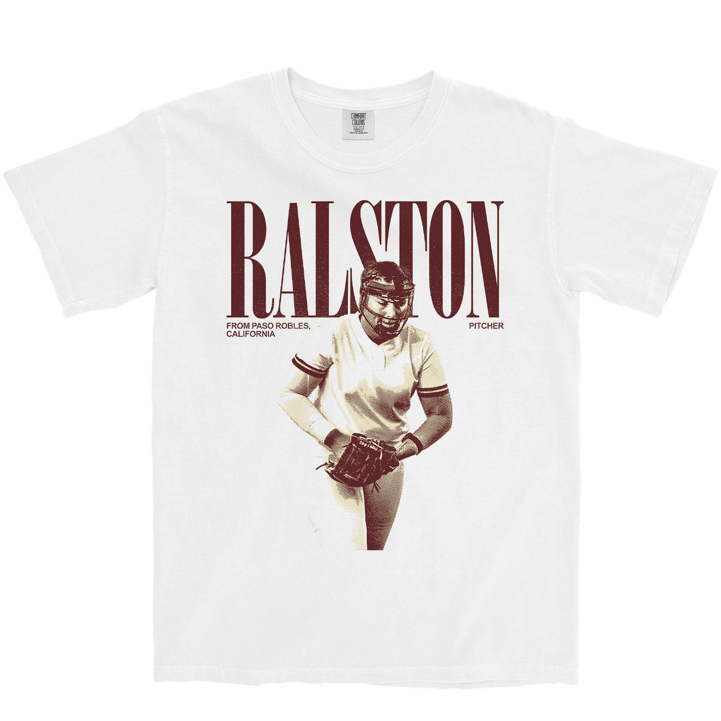 JAIDEN RALSTON VINTAGE WHITE TEE