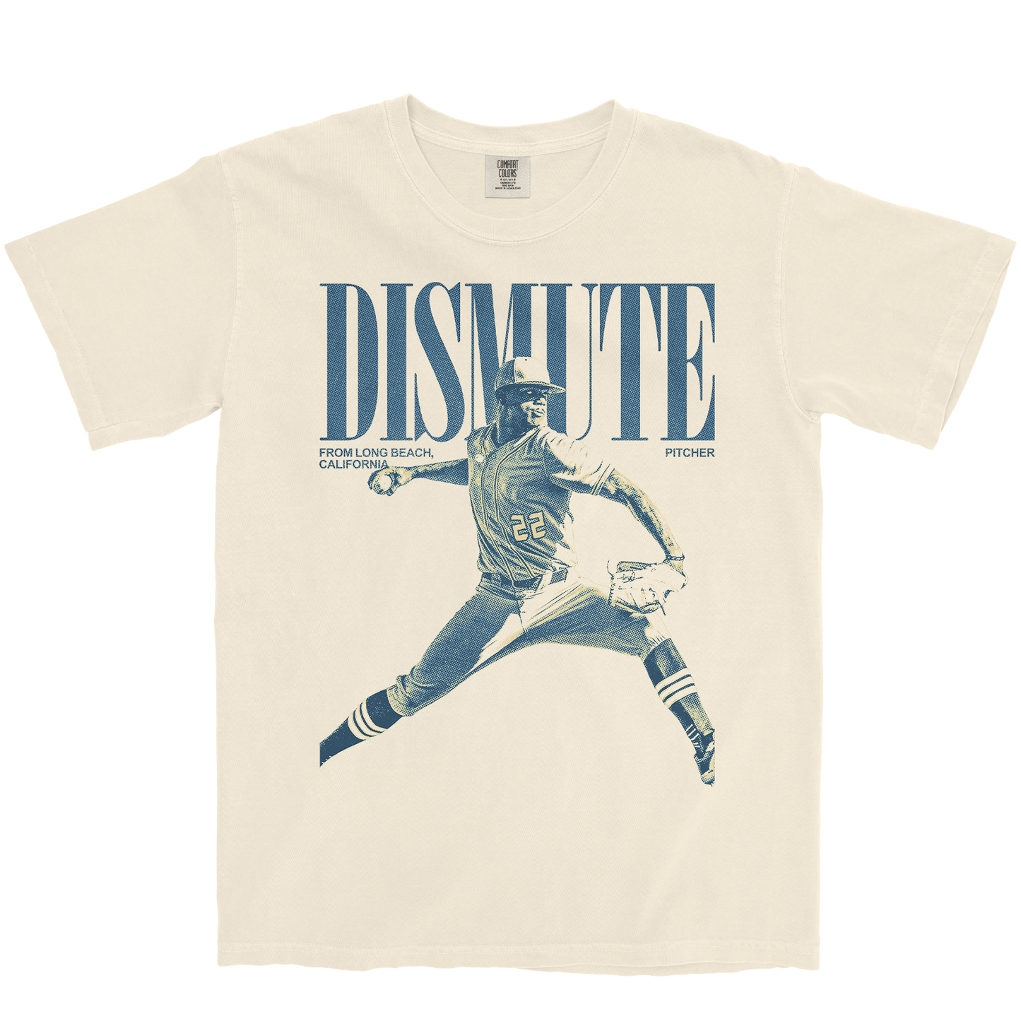 MYLES DISMUTE VINTAGE IVORY TEE