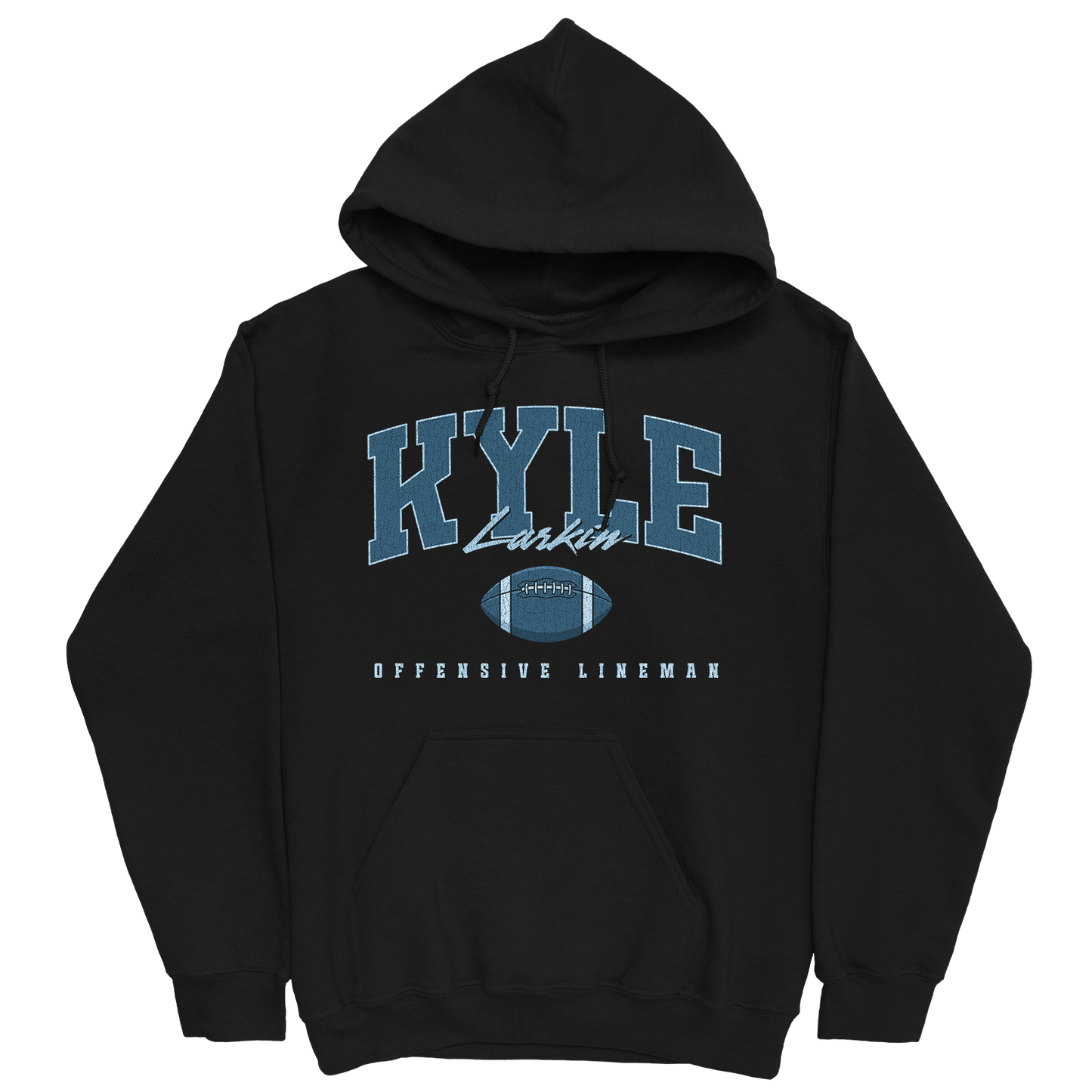 KYLE LARKIN RETRO BLACK HOODIE