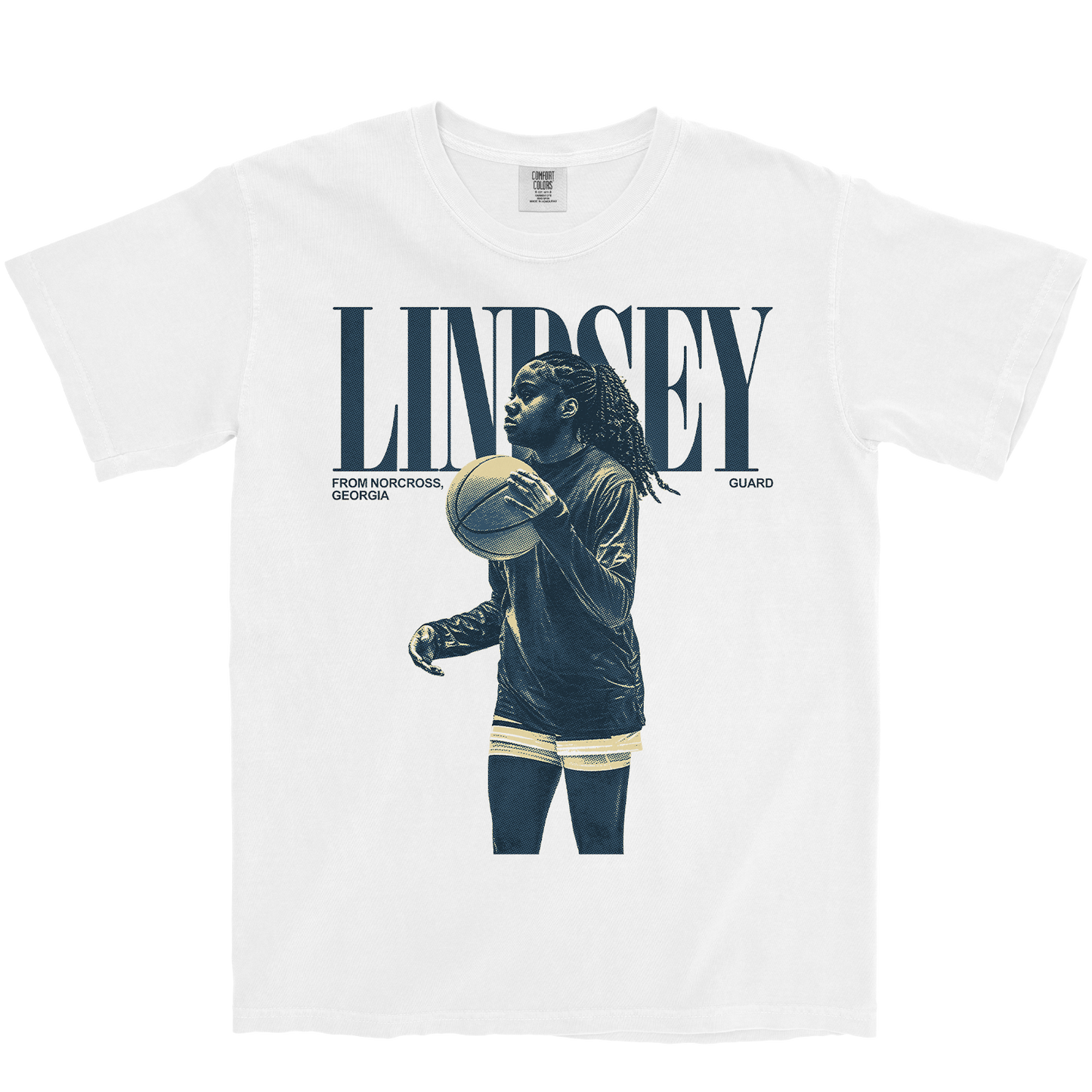 KAYLA LINDSEY VINTAGE WHITE TEE