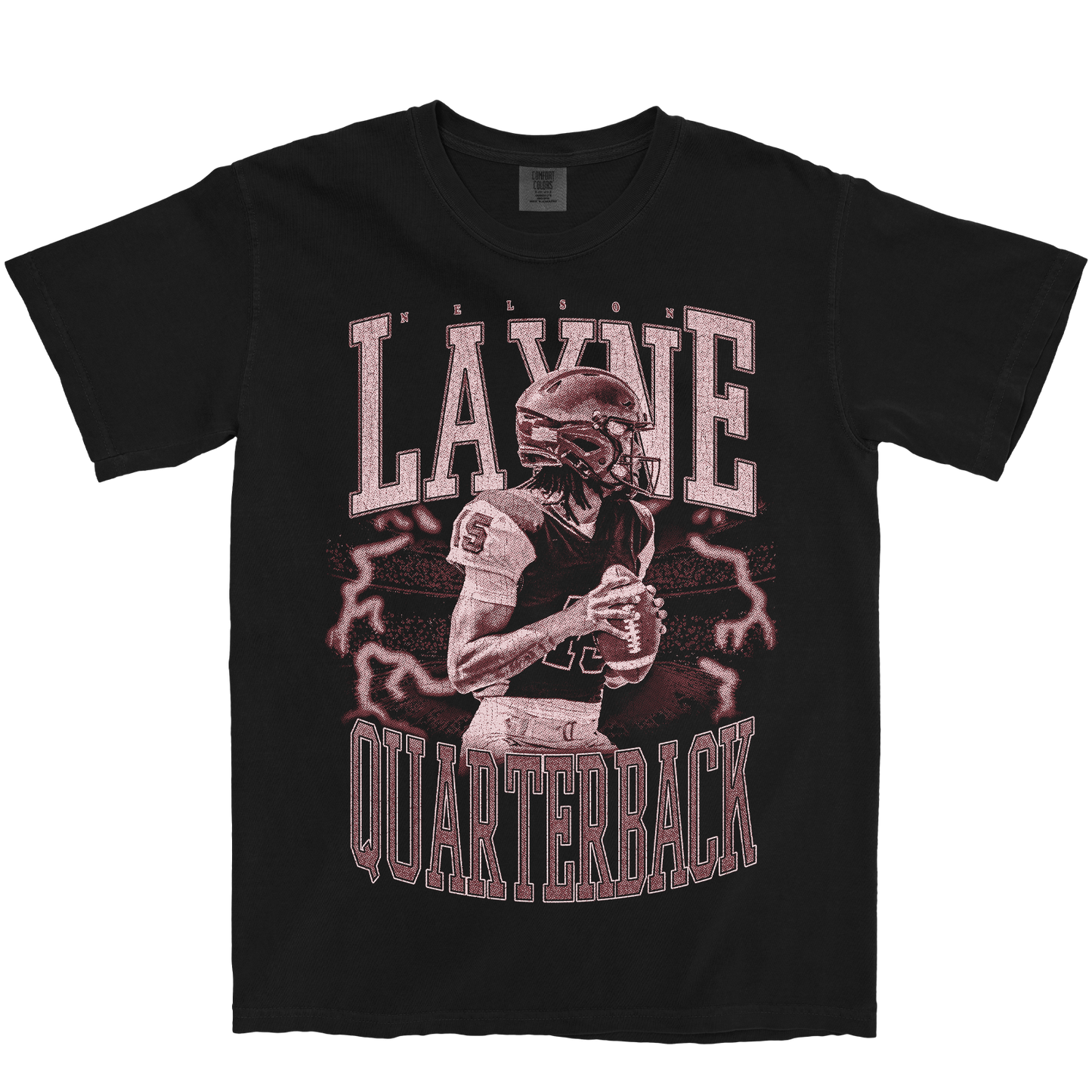 NELSON LAYNE VINTAGE BLACK TEE