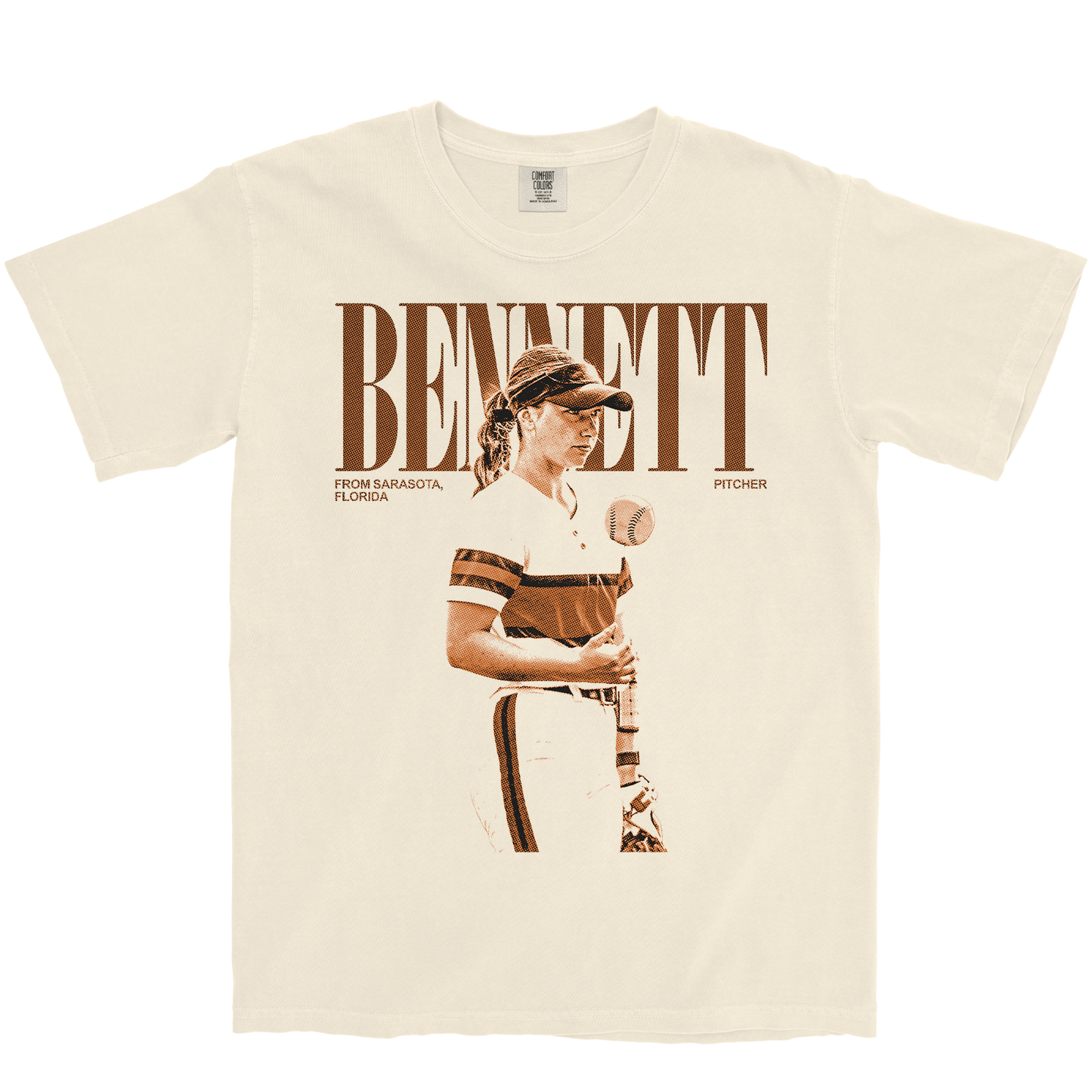 RYLEIGH BENNETT VINTAGE IVORY TEE