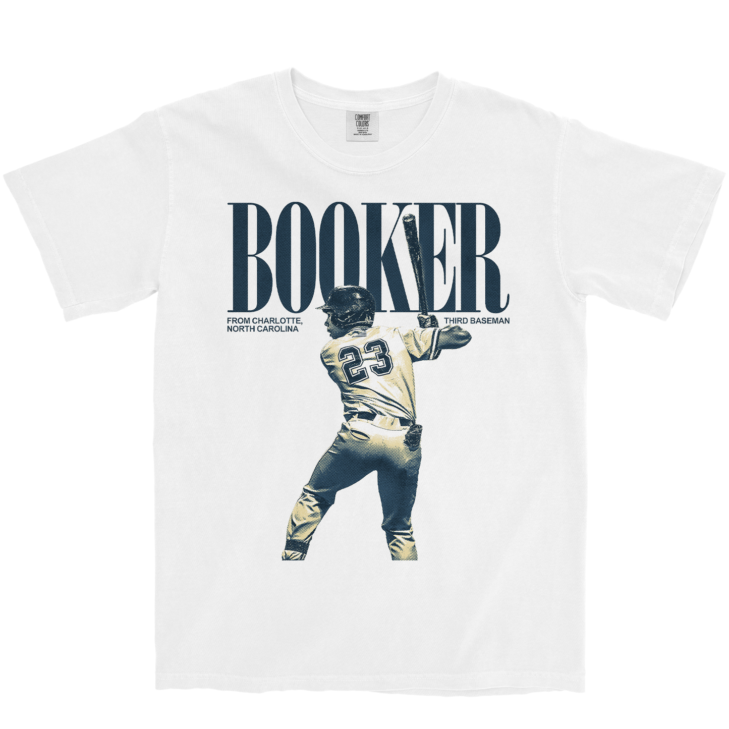 KEONTAY BOOKER VINTAGE WHITE TEE