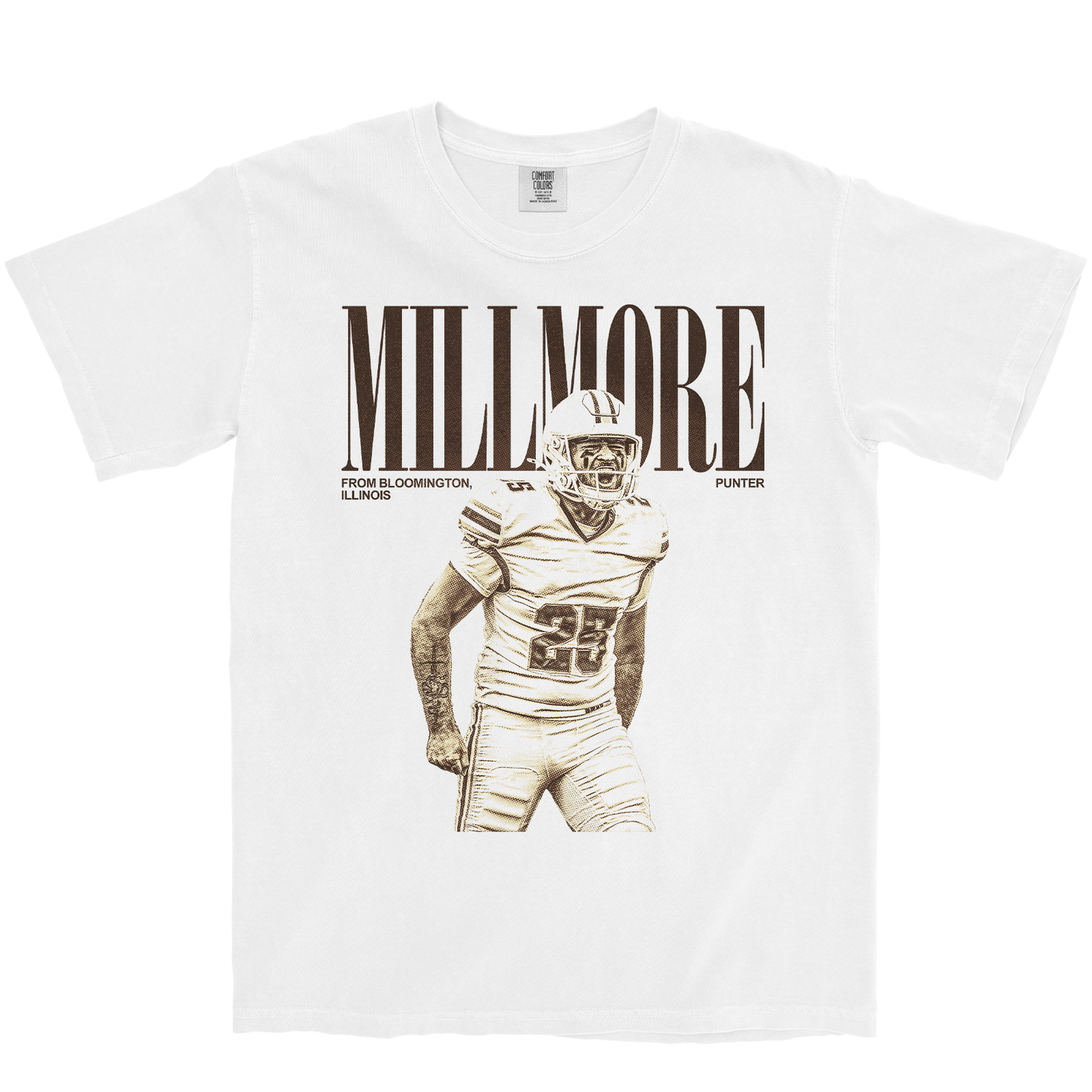 RYAN MILLMORE VINTAGE WHITE TEE