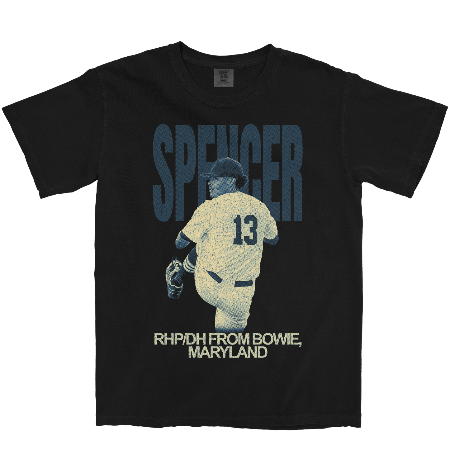 BOBBY SPENCER VINTAGE BLACK TEE