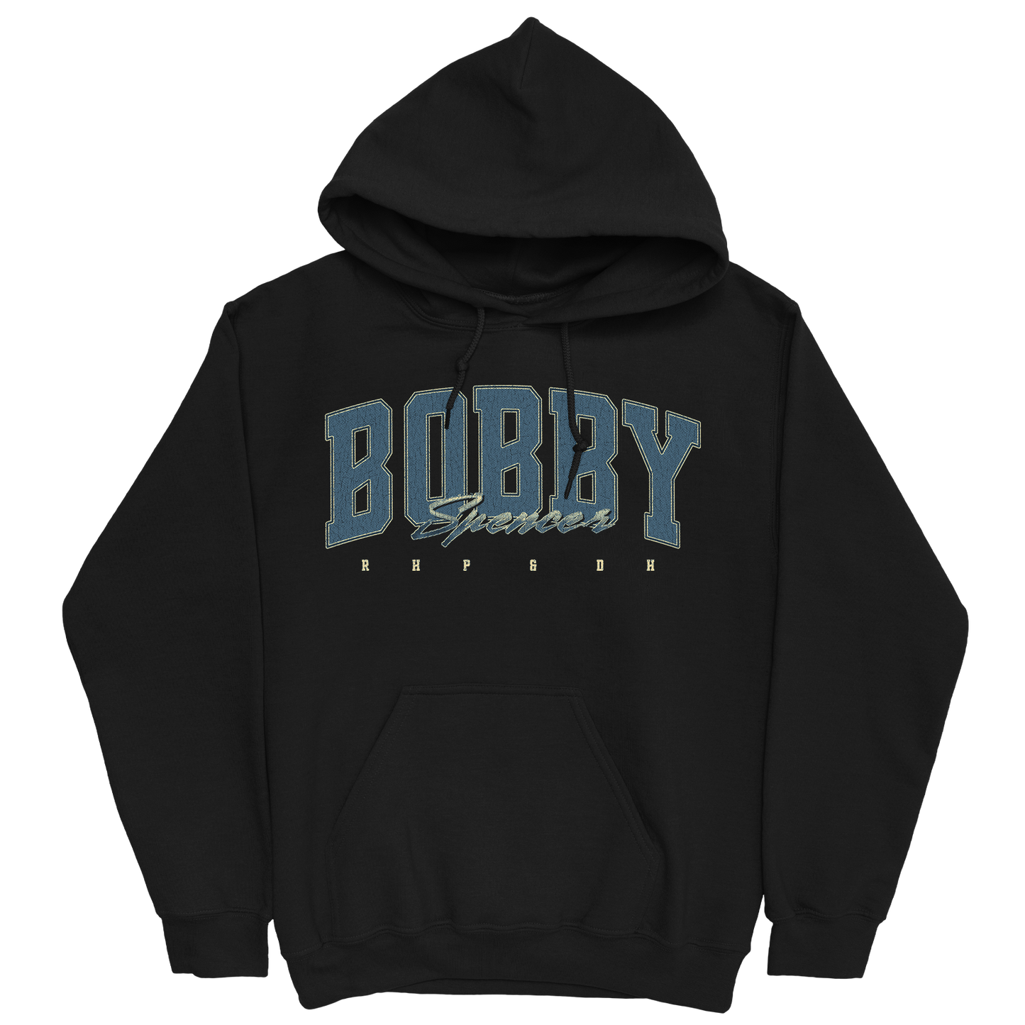 BOBBY SPENCER RETRO BLACK HOODIE