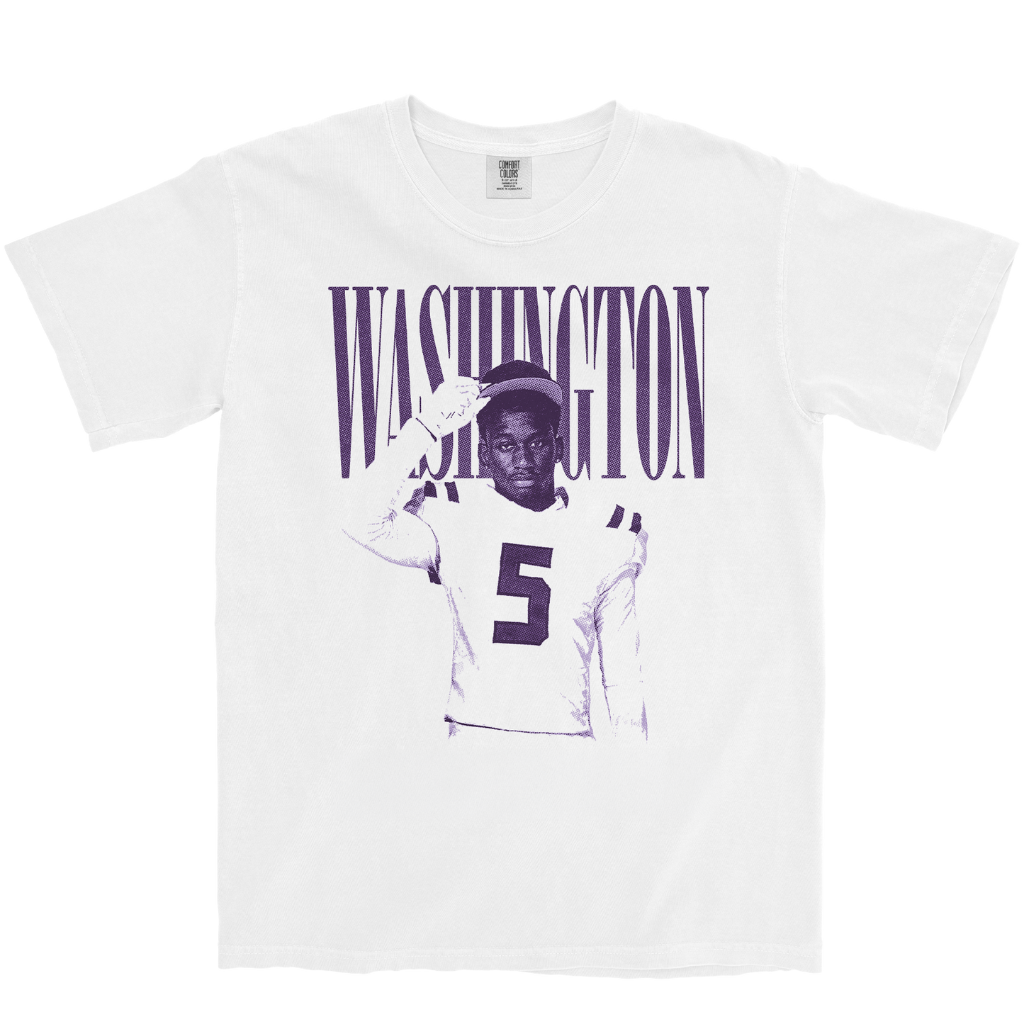 MARCUS WASHINGTON JR. VINTAGE WHITE TEE