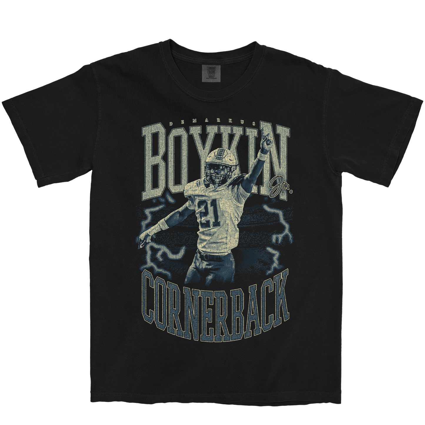 DEMARKUS BOYKIN JR. BLACK TEE