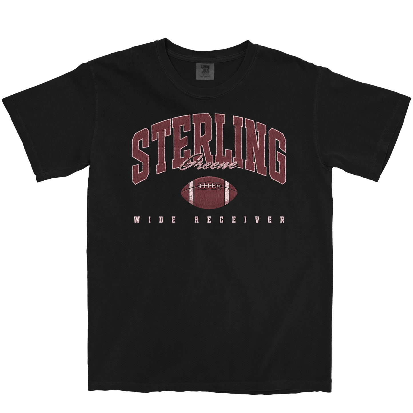 STERLING GREENE RETRO BLACK TEE