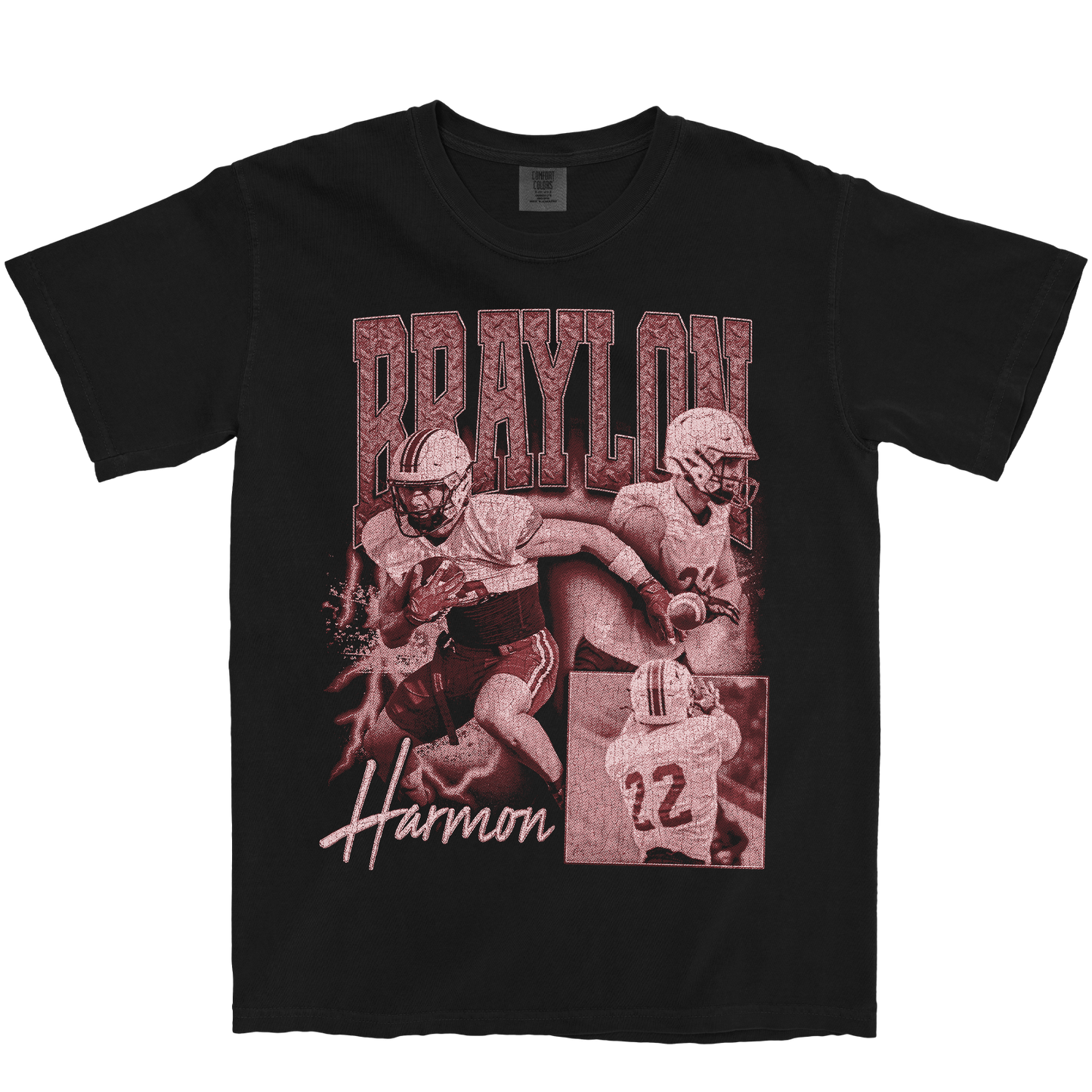 BRAYLON HARMON GRAPHIC BLACK TEE