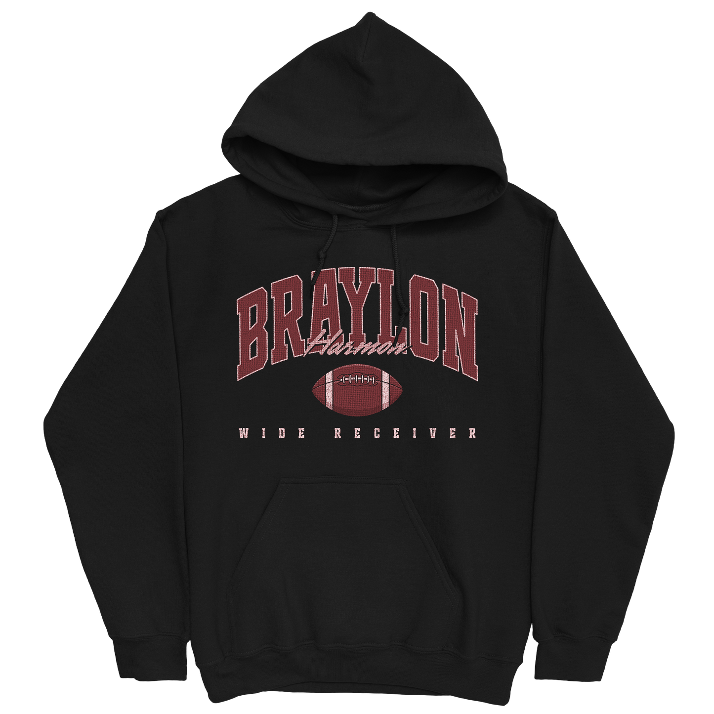 BRAYLON HARMON RETRO BLACK HOODIE
