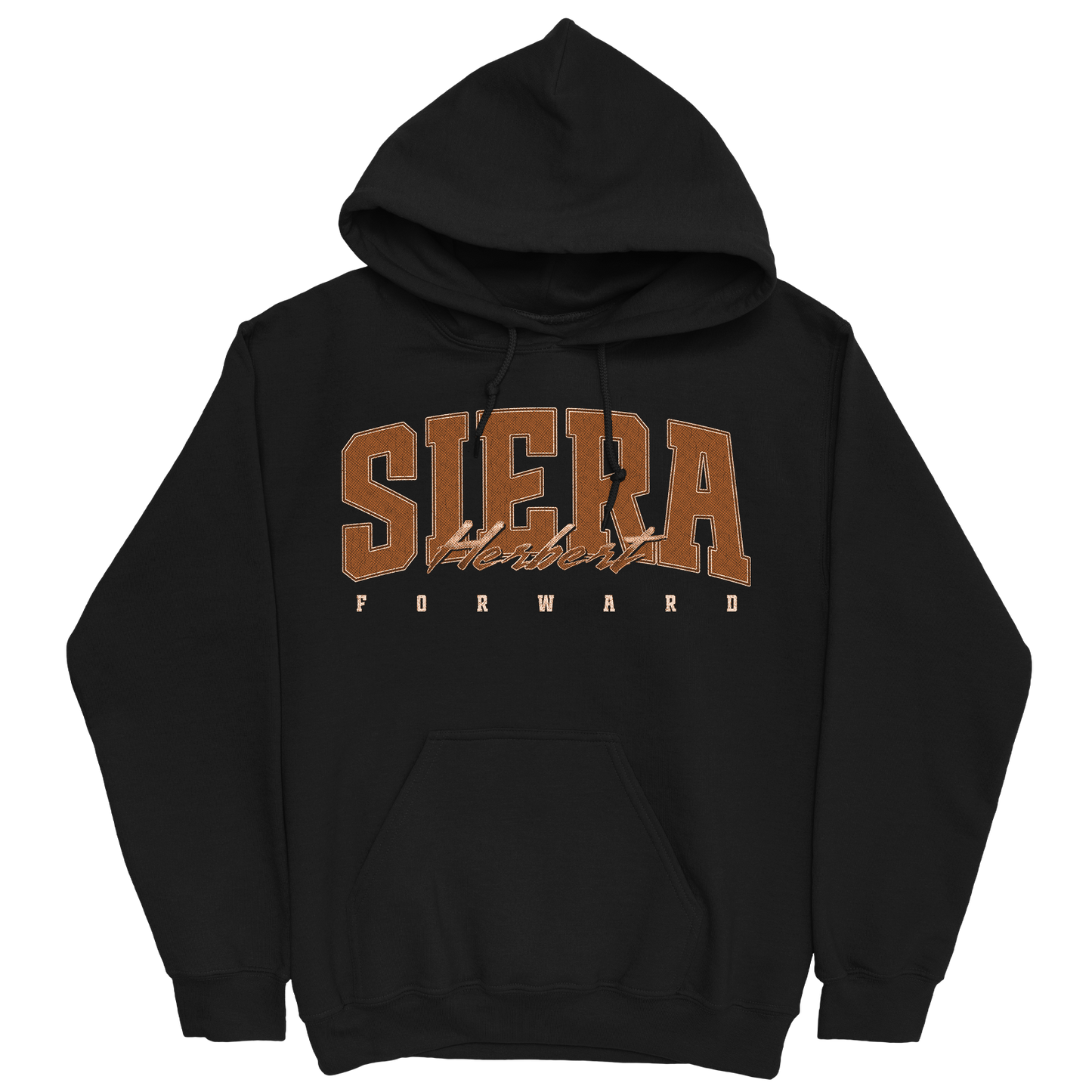 SIERA HERBERT RETRO BLACK HOODIE