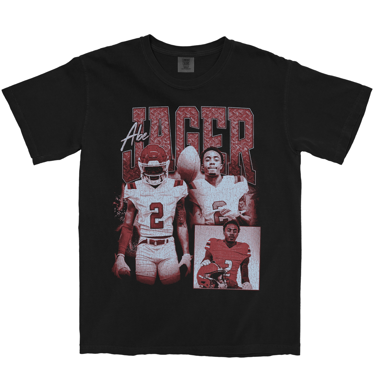 ABE JAGER GRAPHIC BLACK TEE