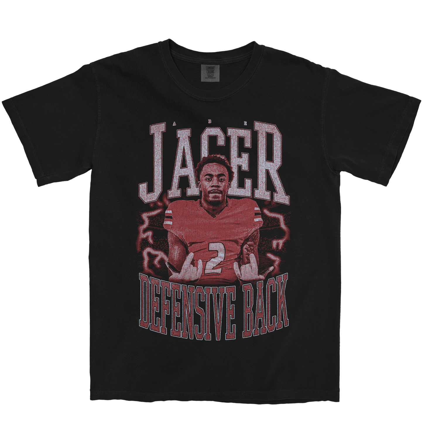 ABE JAGER VINTAGE BLACK TEE