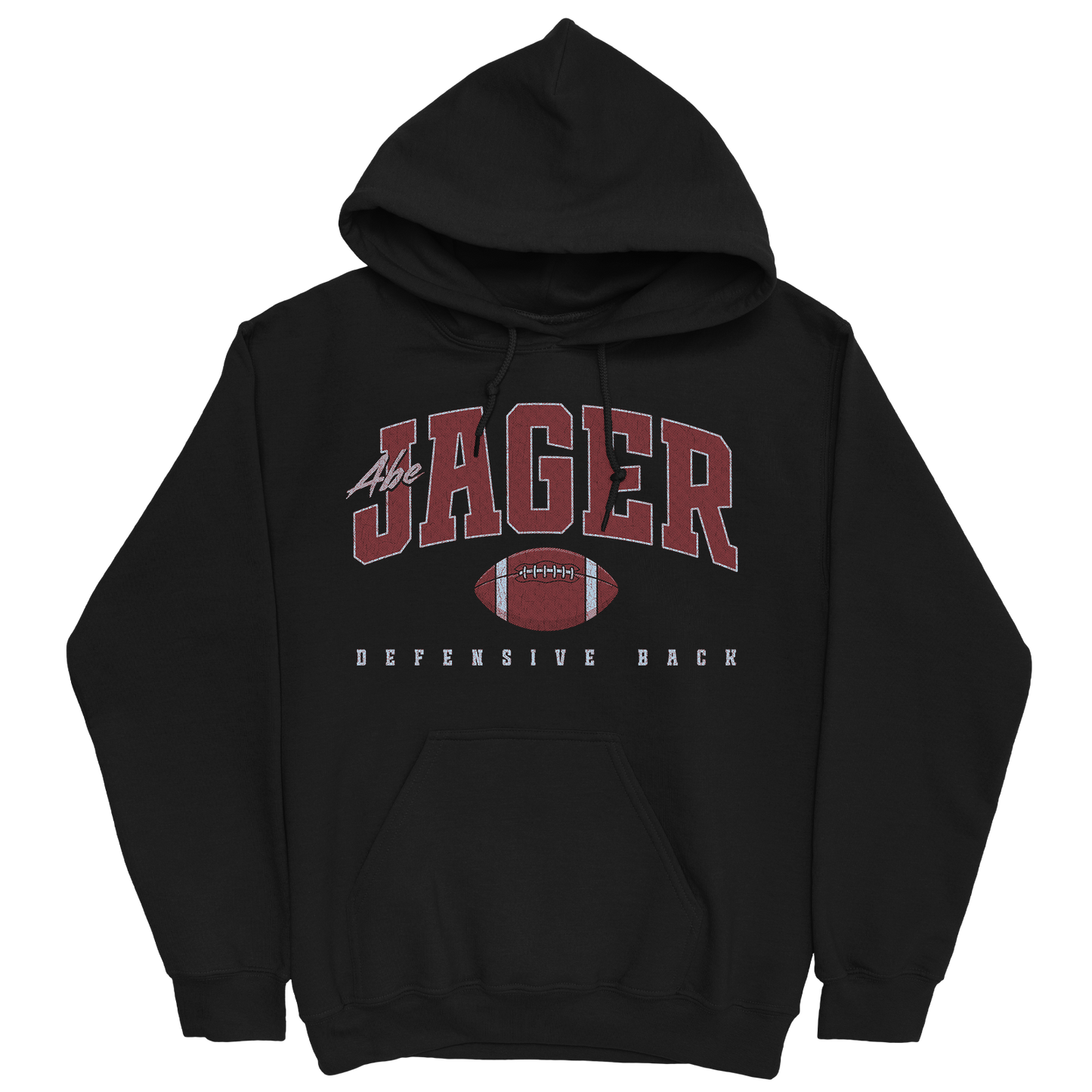 ABE JAGER RETRO BLACK HOODIE