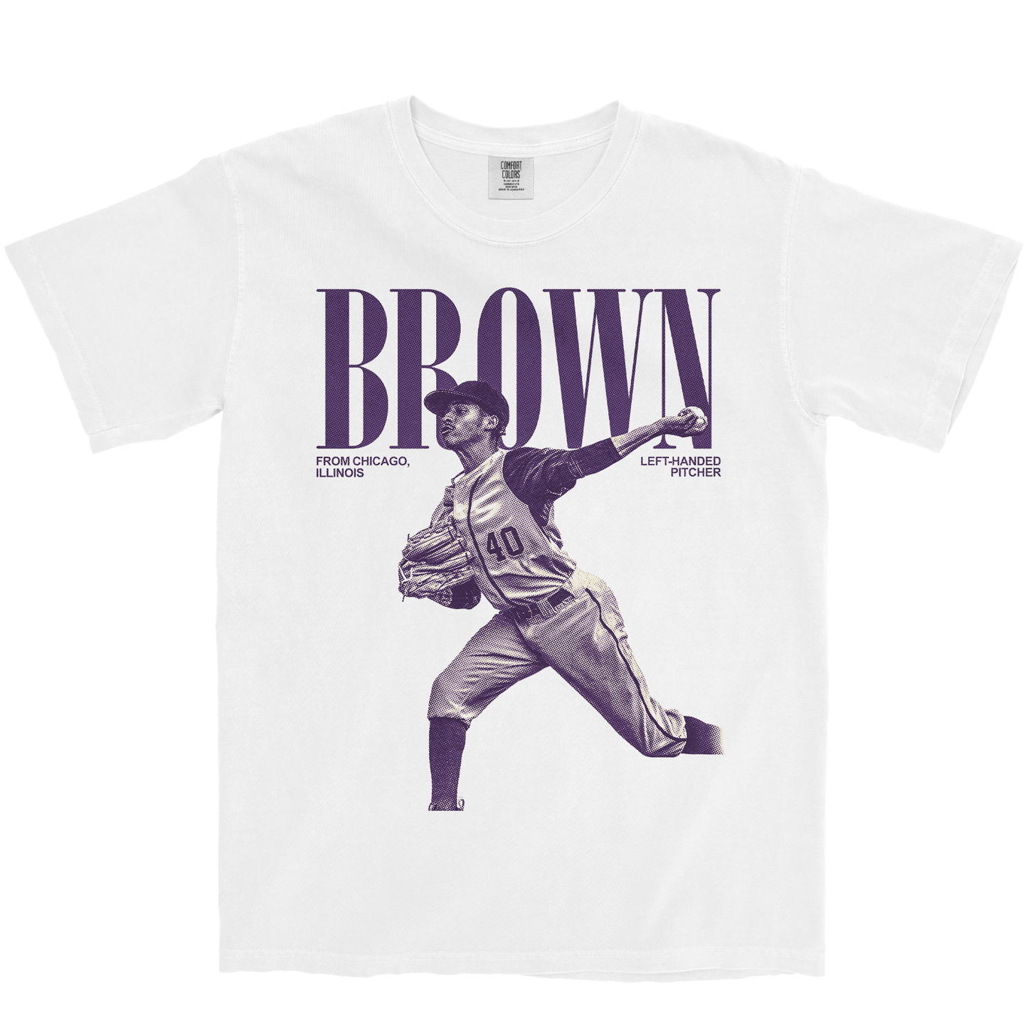 OLIVER BROWN VINTAGE WHITE TEE
