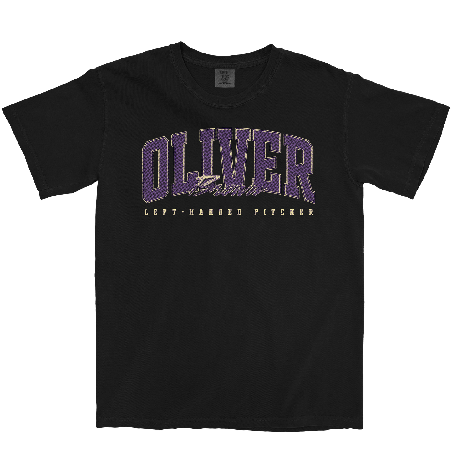 OLIVER BROWN RETRO BLACK TEE