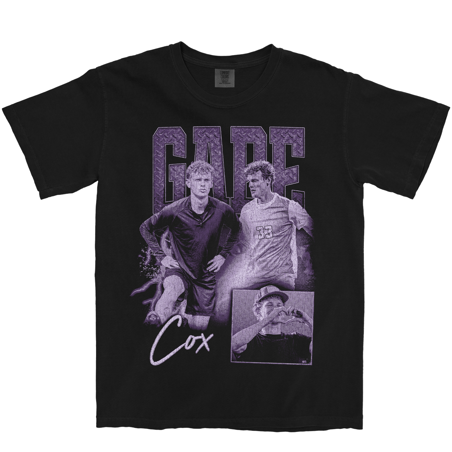 GABE COX GRAPHIC BLACK TEE